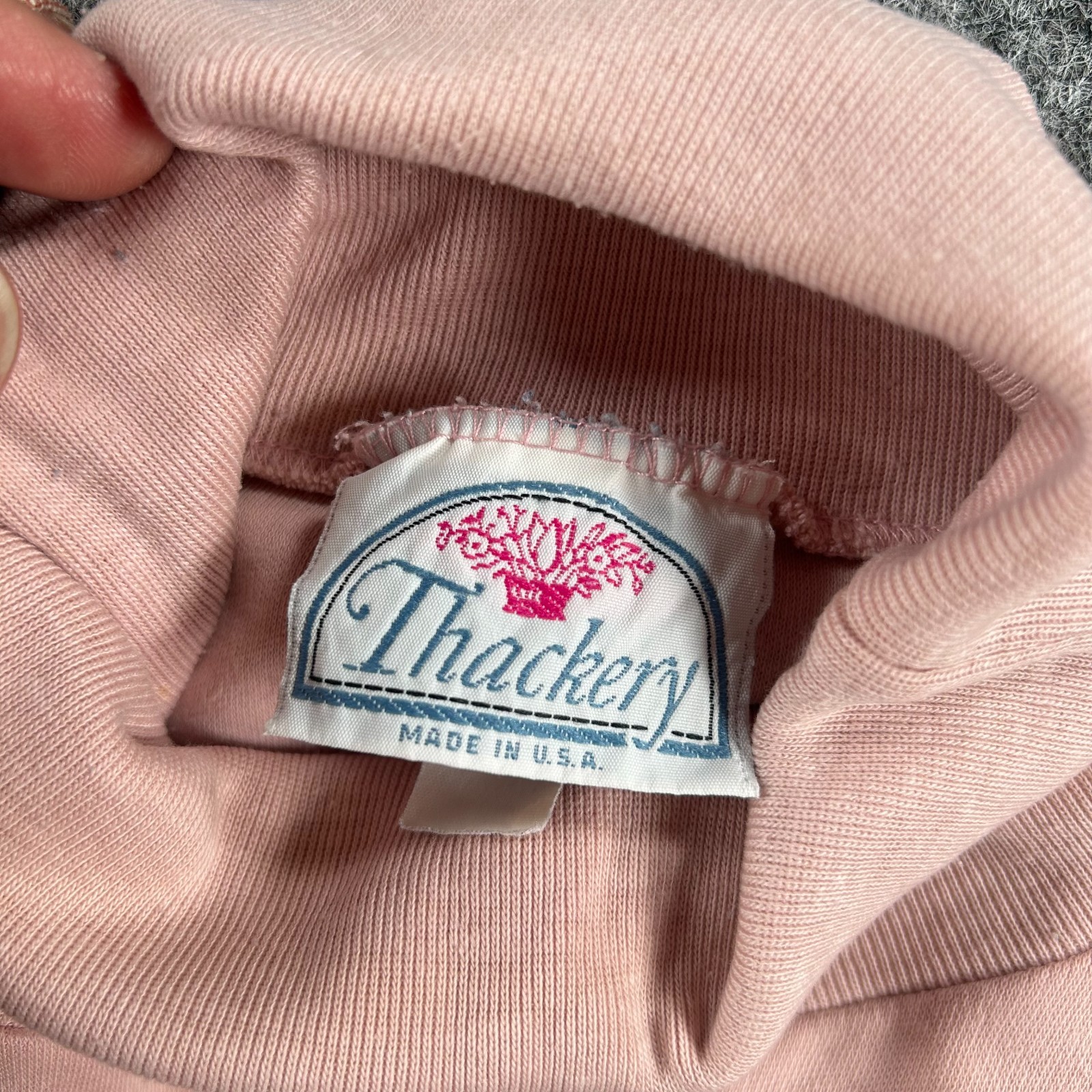 Thackery Turtleneck Pullover Top Womens L+ Rose Gold Comfort Stretch Long Sleeve