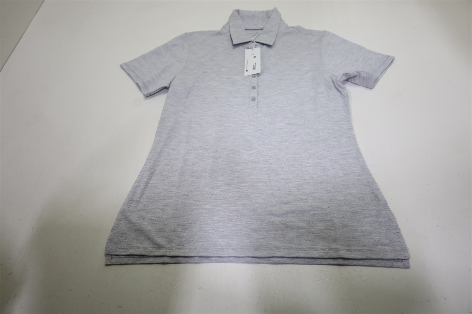 Travis Mathew Golf Featherweight Active Polo Womens Size Small Heather Light