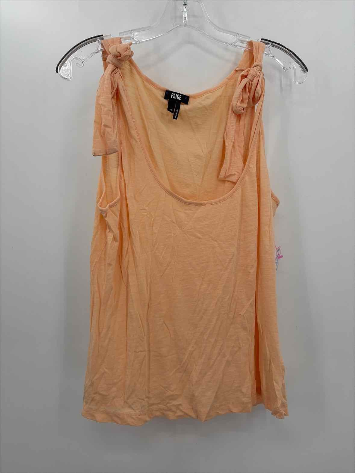 Pre-Owned Paige Orange Size Medium Tank Top