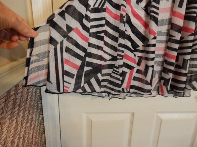 Multiples Open Front Print Mesh Cardigan Top (PM)