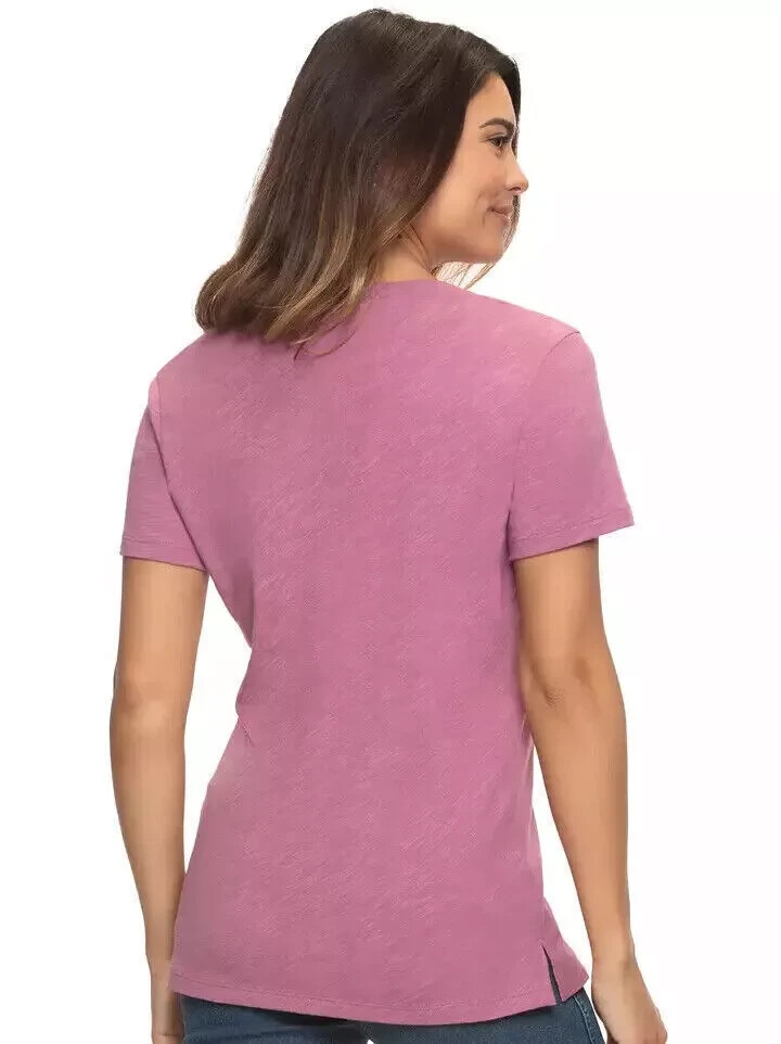 Felina Ladies’ V-Neck Short Sleeve T-Shirt VARIATION