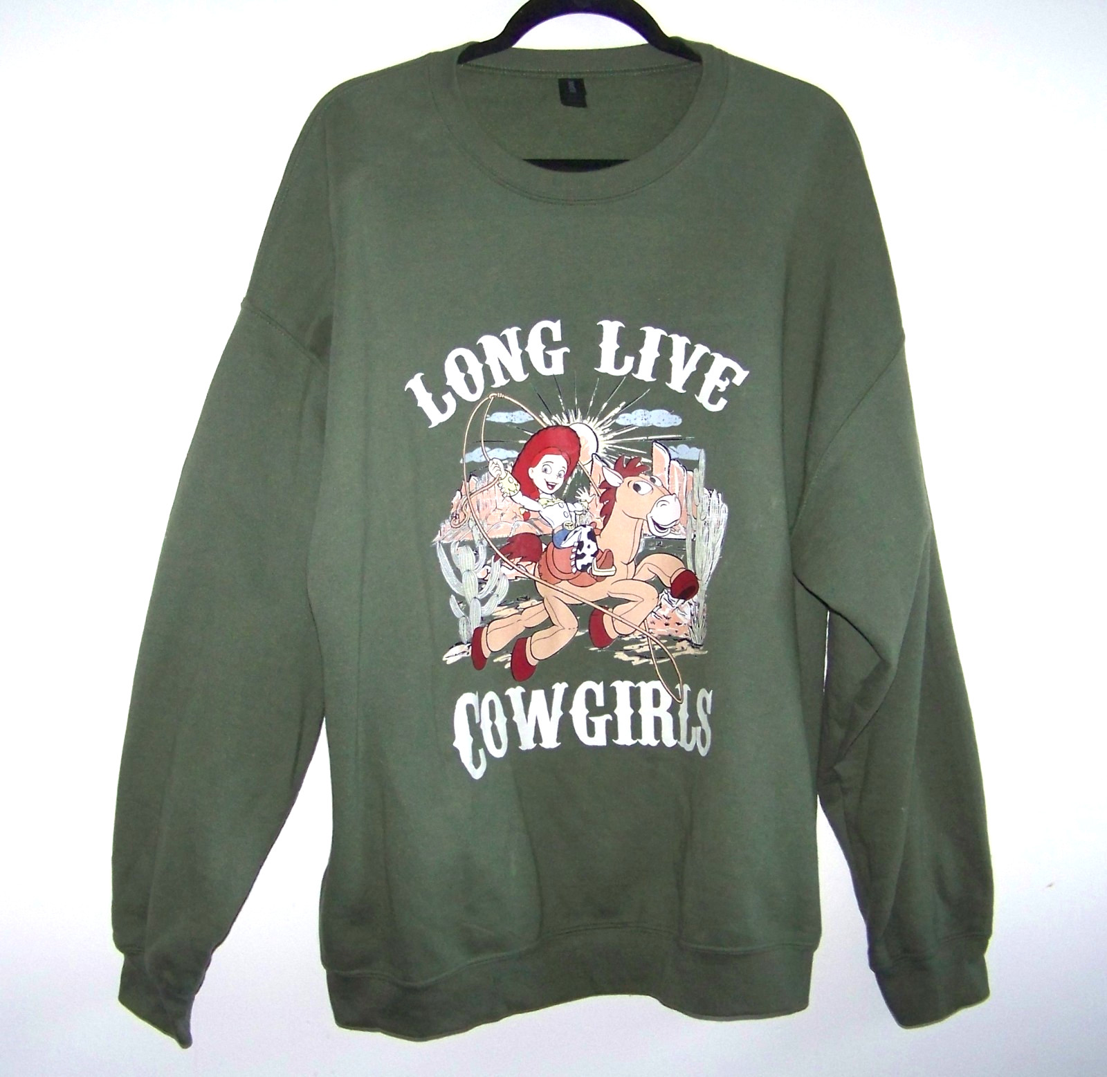 Disney Toy Story Pixar Unisex/Women 2XL SWEATSHIRT JESSIE “Long Live Cowgirls”