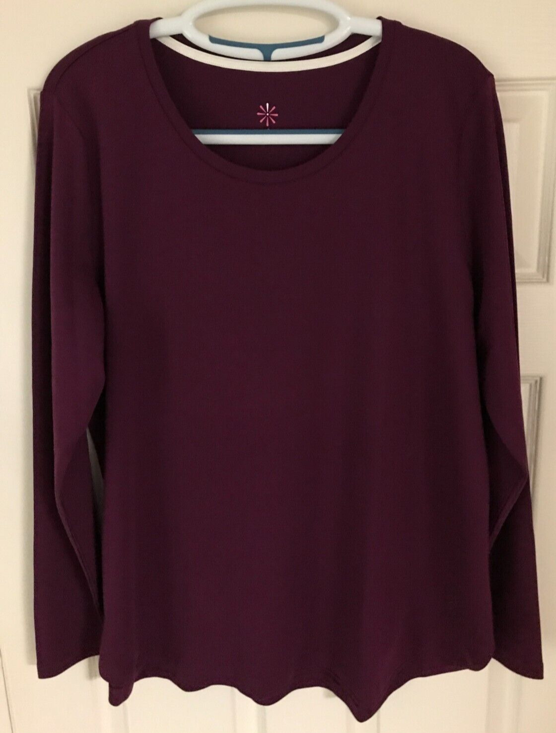 Isaac Mizrahi Live! Essentials Pima Cotton Curved Hem Tunic Classic Basic Career