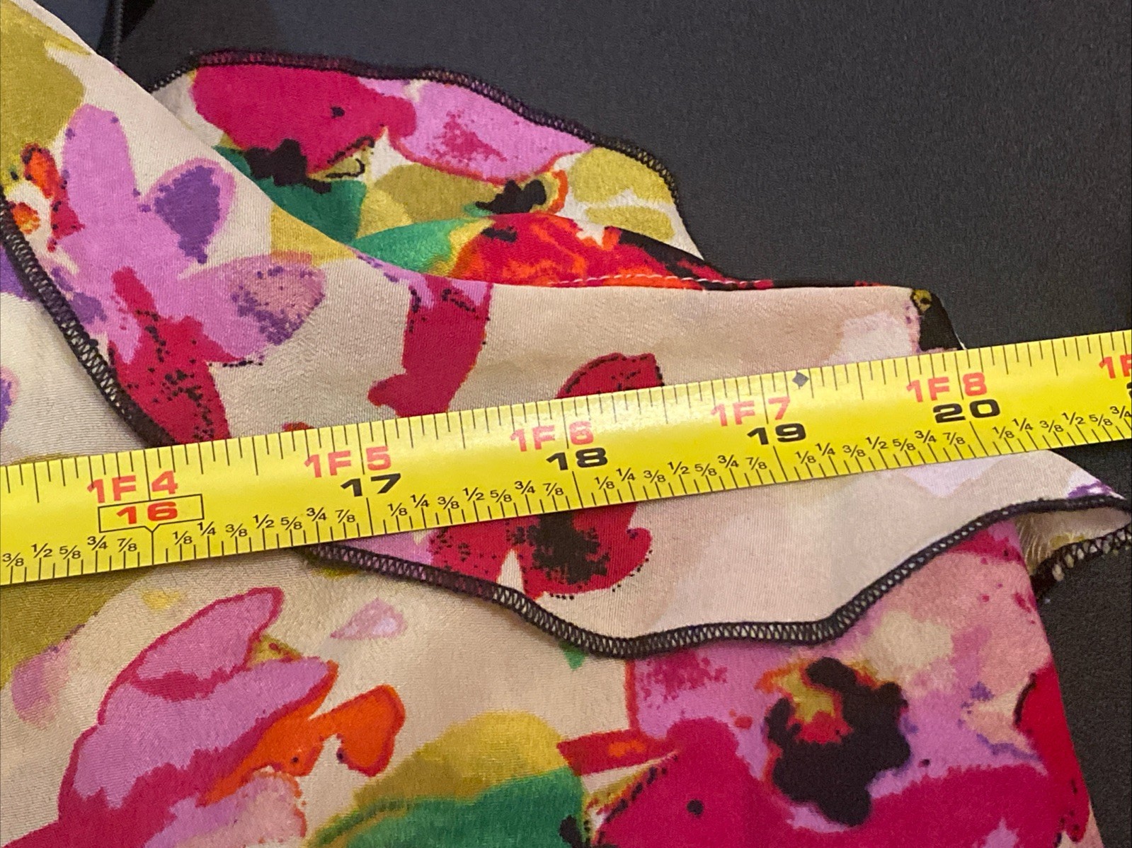 EXPRESS Women’s L Tank Top Floral Ruffle Elastic Waist Elastic Shoulder Straps