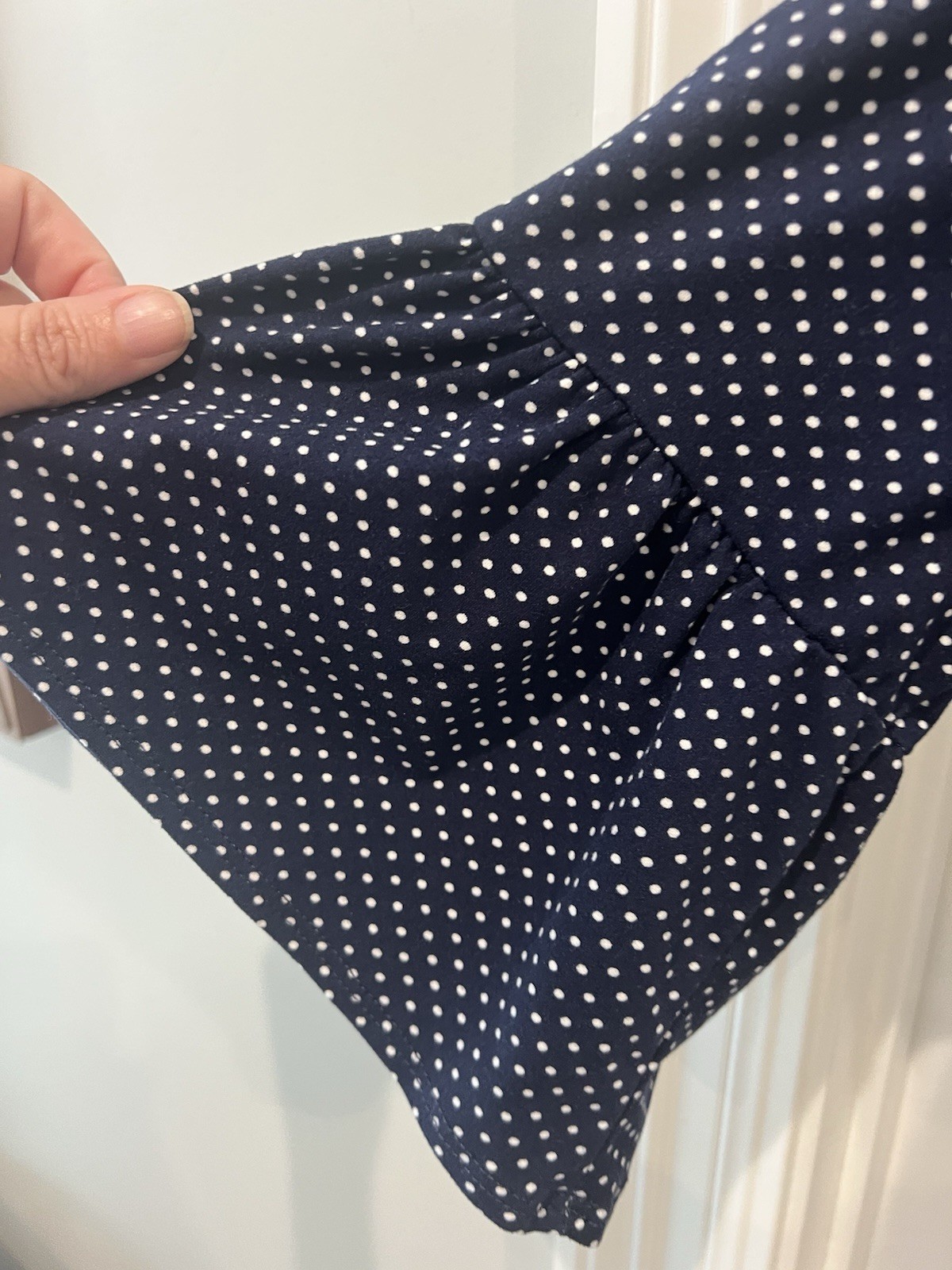 Chris & Carol Polka Dot Top Size Large