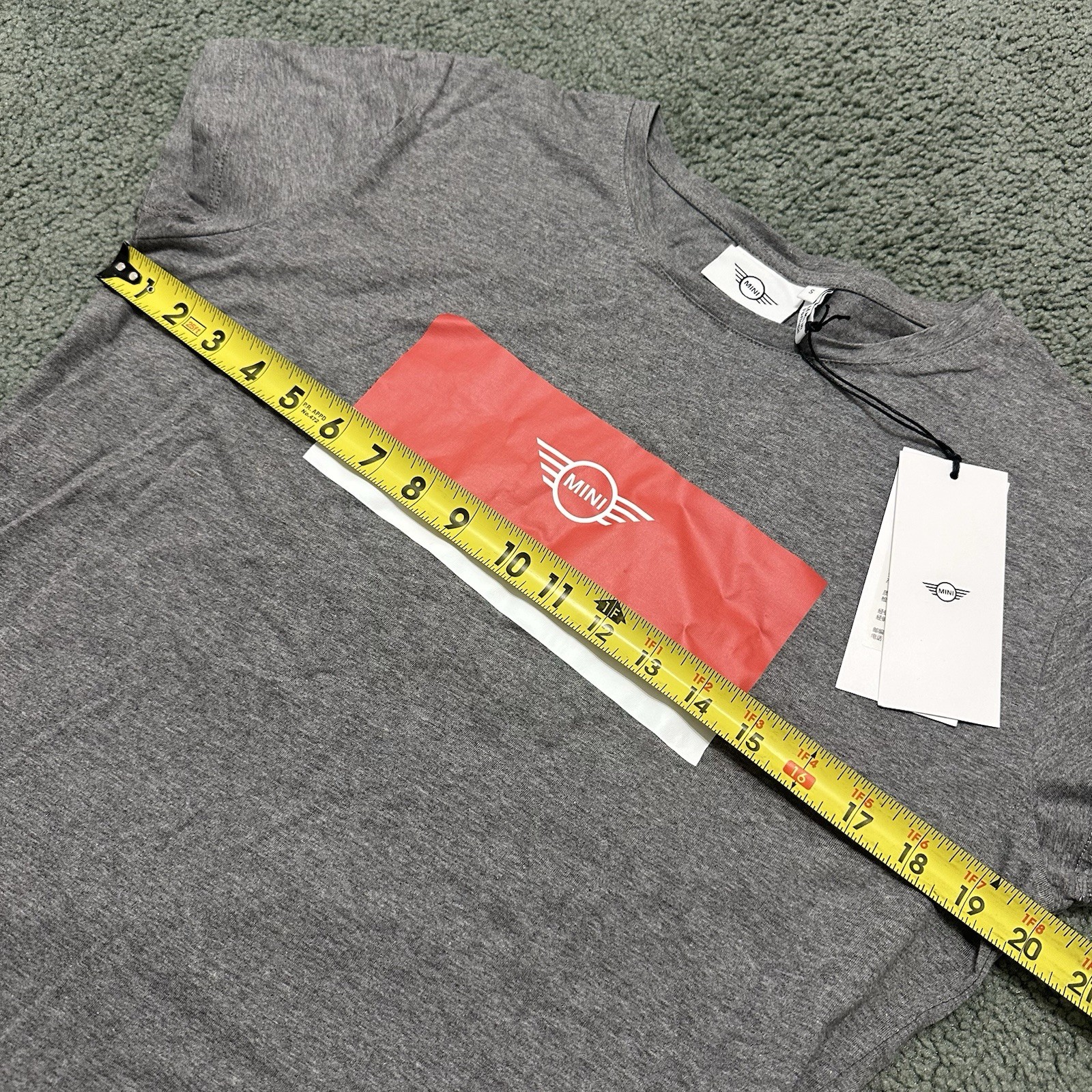 Official MINI Cooper Logo T-Shirt Gray Women’s Size S