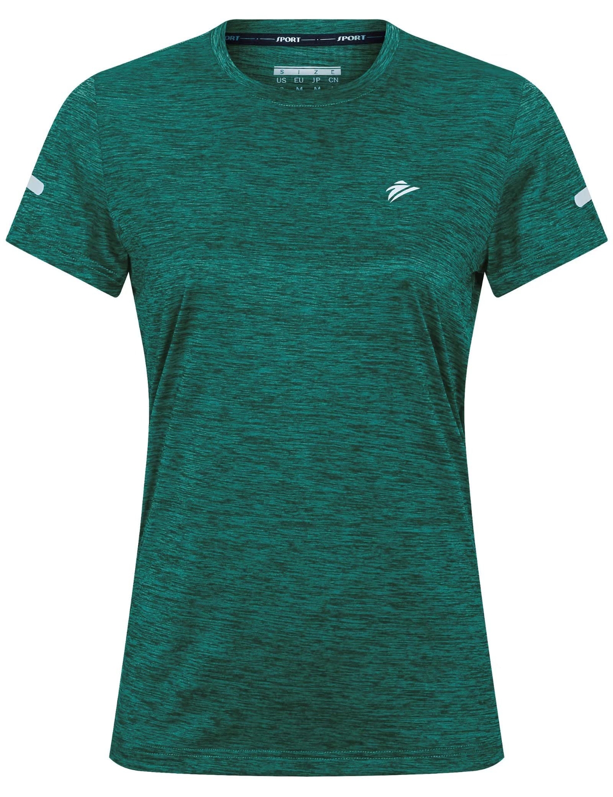 Women Gym Workout T-Shirts Short Sleeve Athletic Training Quick Drying Sport Tee