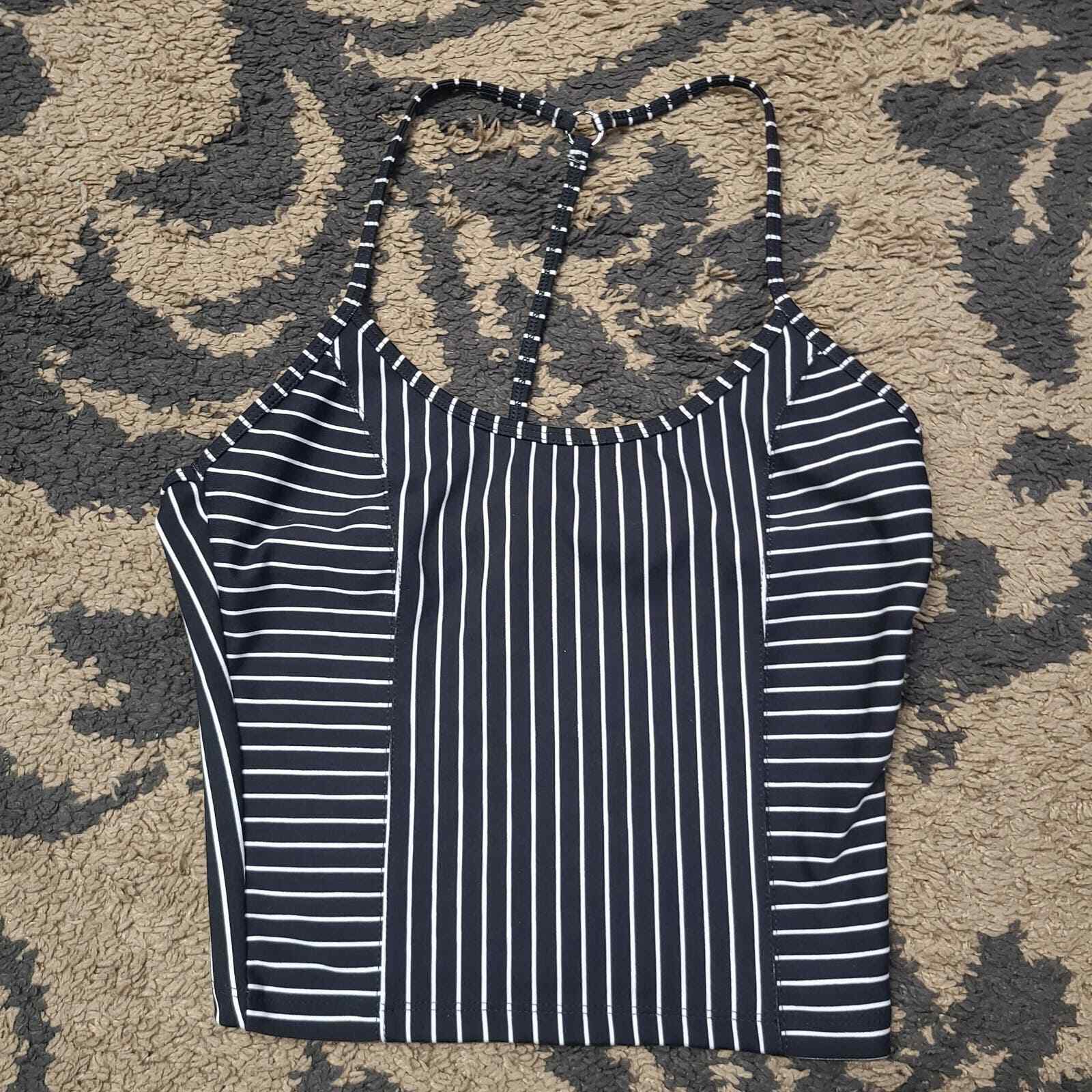 Victoria Secret On Point Woman’s Top Stripped Size XS Made In Sri Lanka