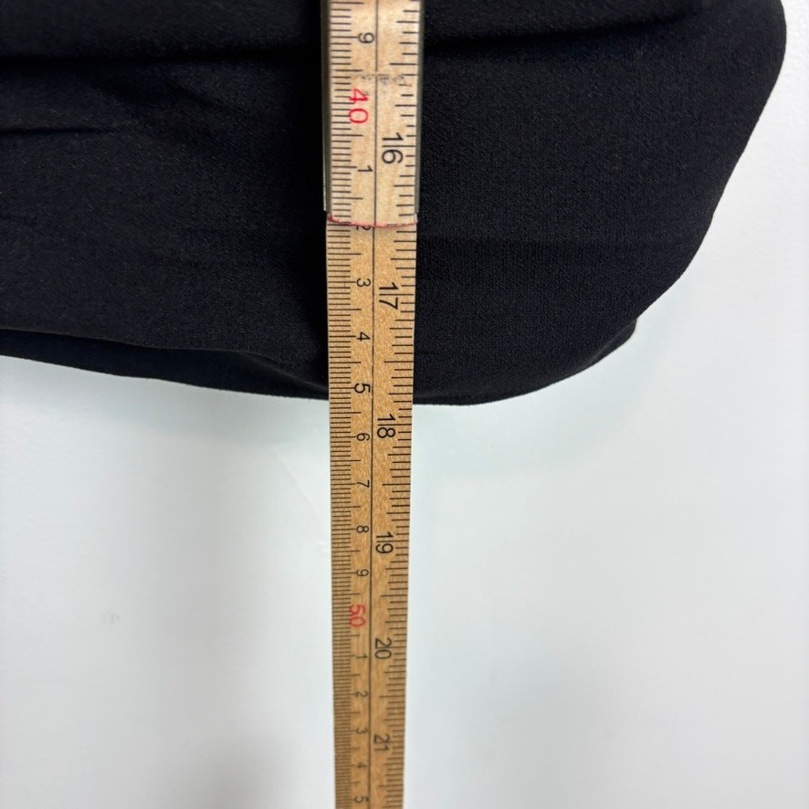 Zara Black Synched Waist Top Casual to Dressy Versatile M