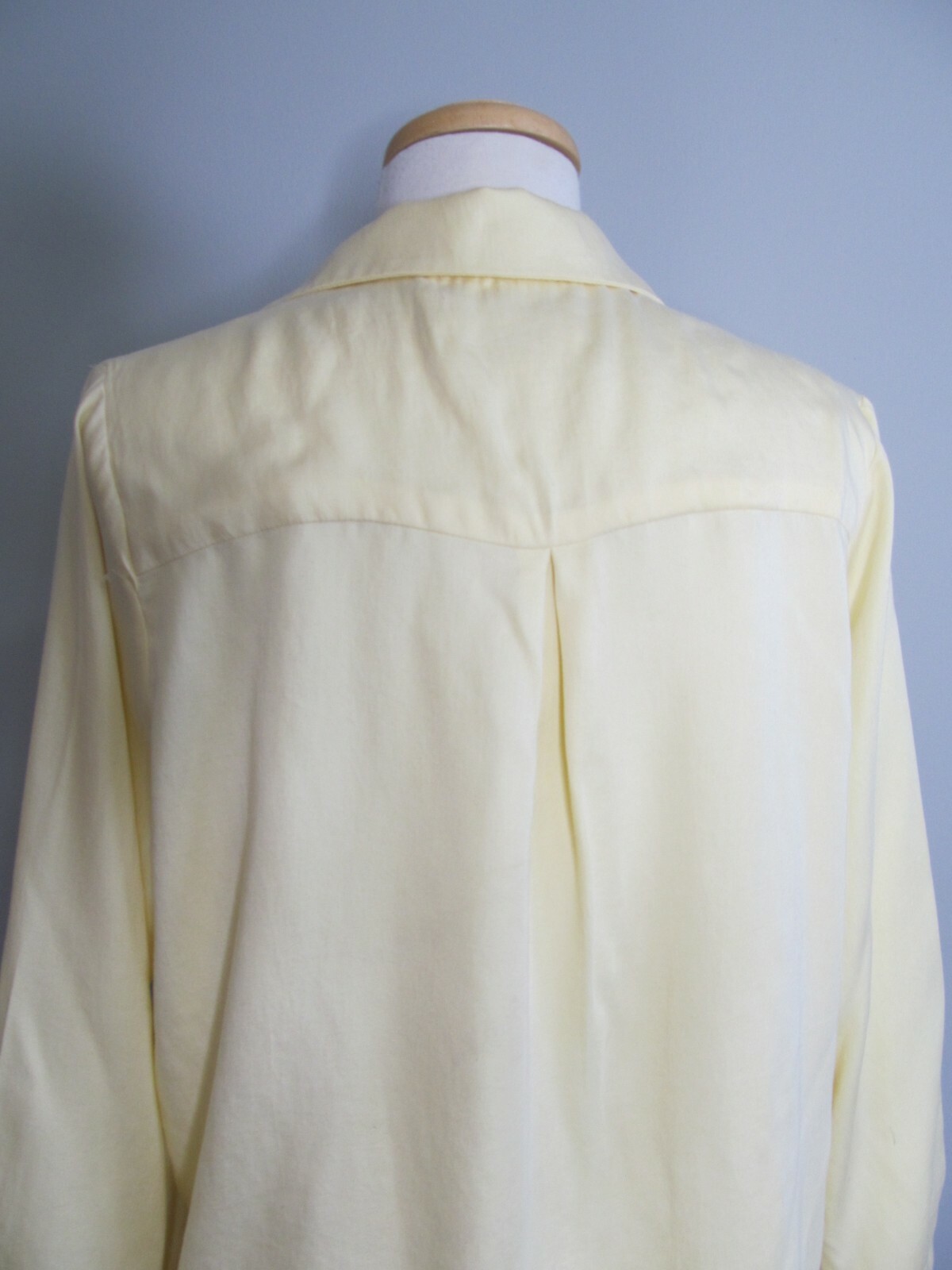 Secular Lab Revolve Button Up Yellow Blouse Shirt Women’s Size Small