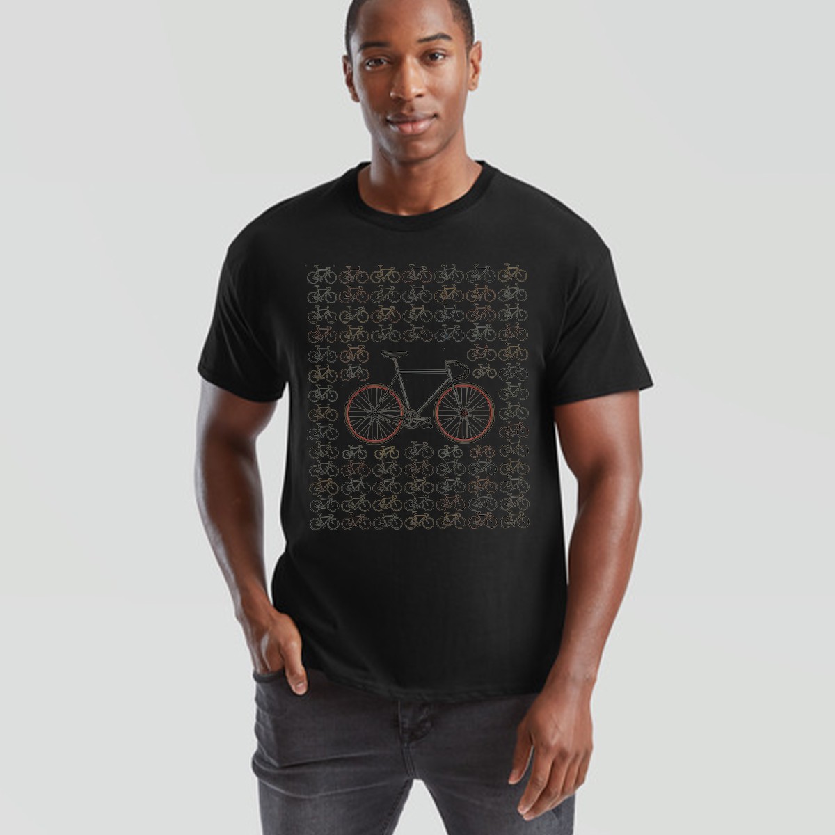 Bikefinity Unisex T Shirt Bike Cycling Cyclist Design Gift Idea Bicycle Tee
