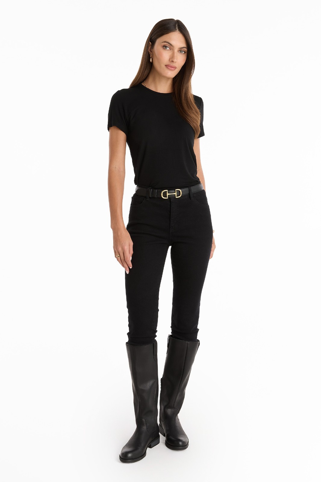 Amaya Ultra-Soft T-Shirt Leopard, White and Black THE NOLI SHOP