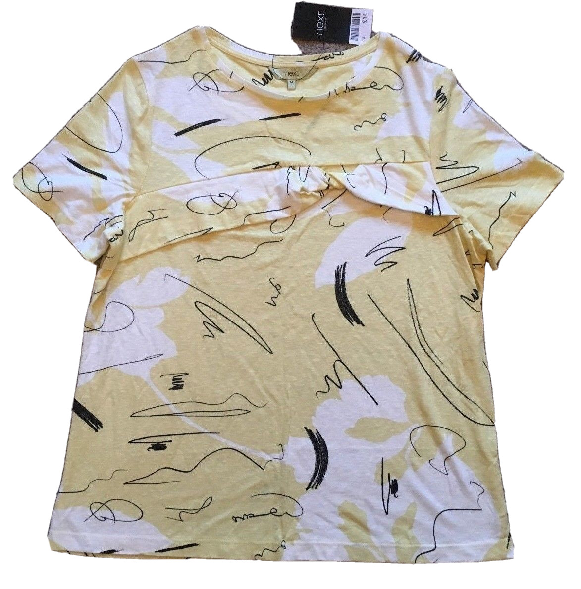 Next Womens Patterned T Shirt UK 14