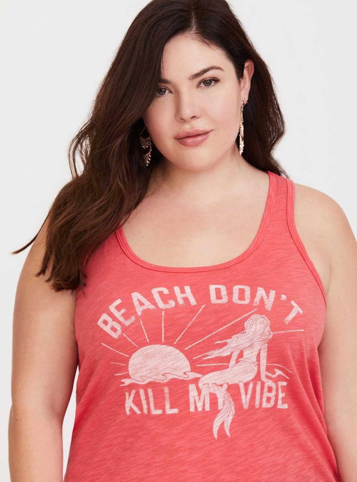 Torrid Mermaid Tank Coral NWT New 00X