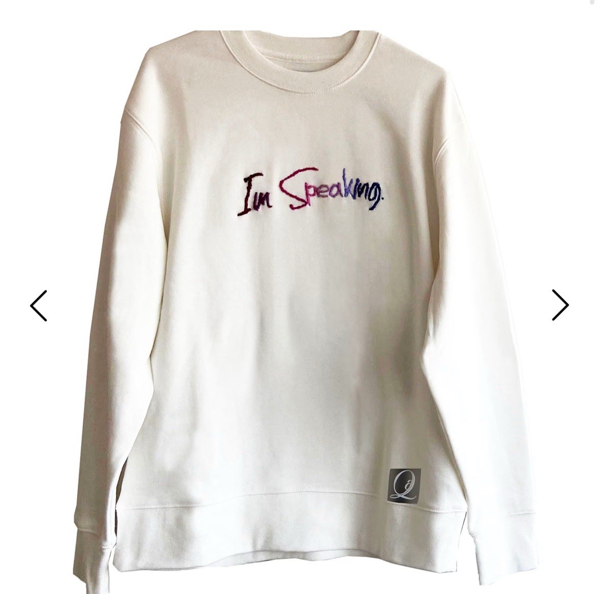 Quillattire London Women’s XL “I’m Speaking” Sweatshirt Women Feminist Political