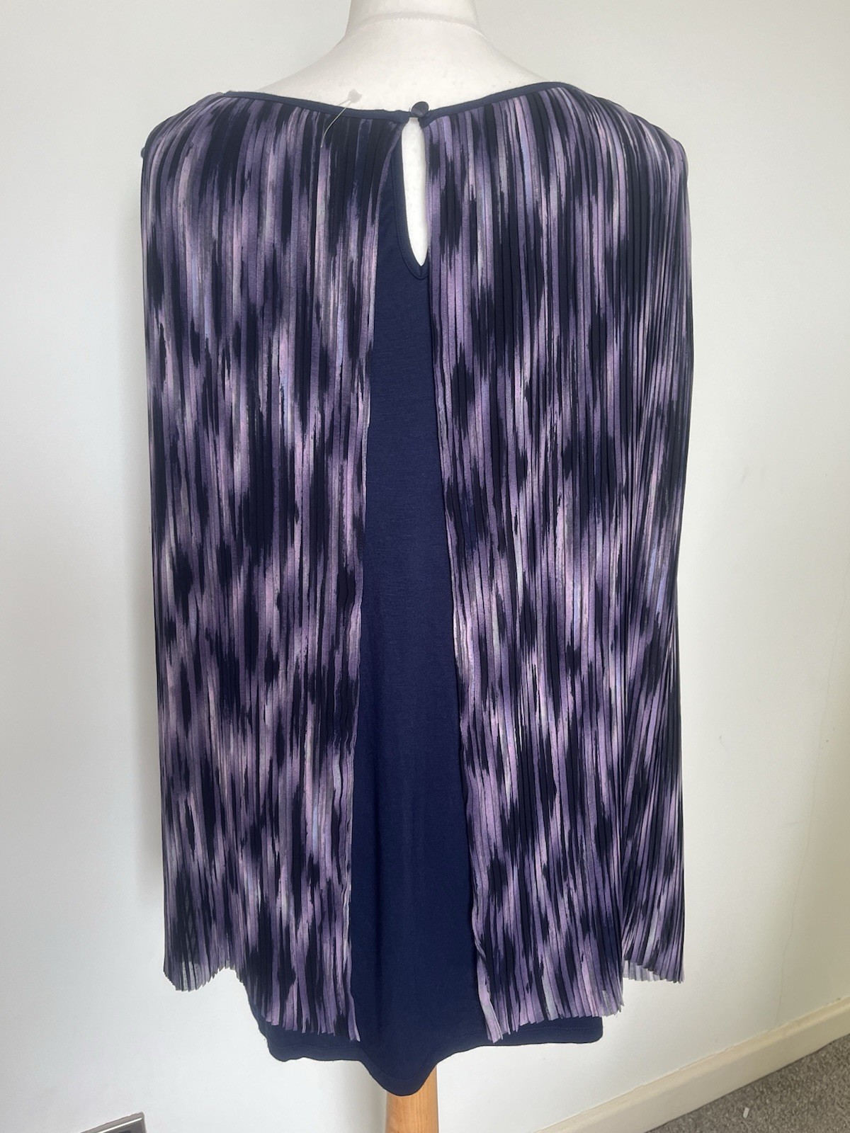 John Rocha Blouse Uk 22 Lined Sleevless Smart Top Excellent Cond Worn Once