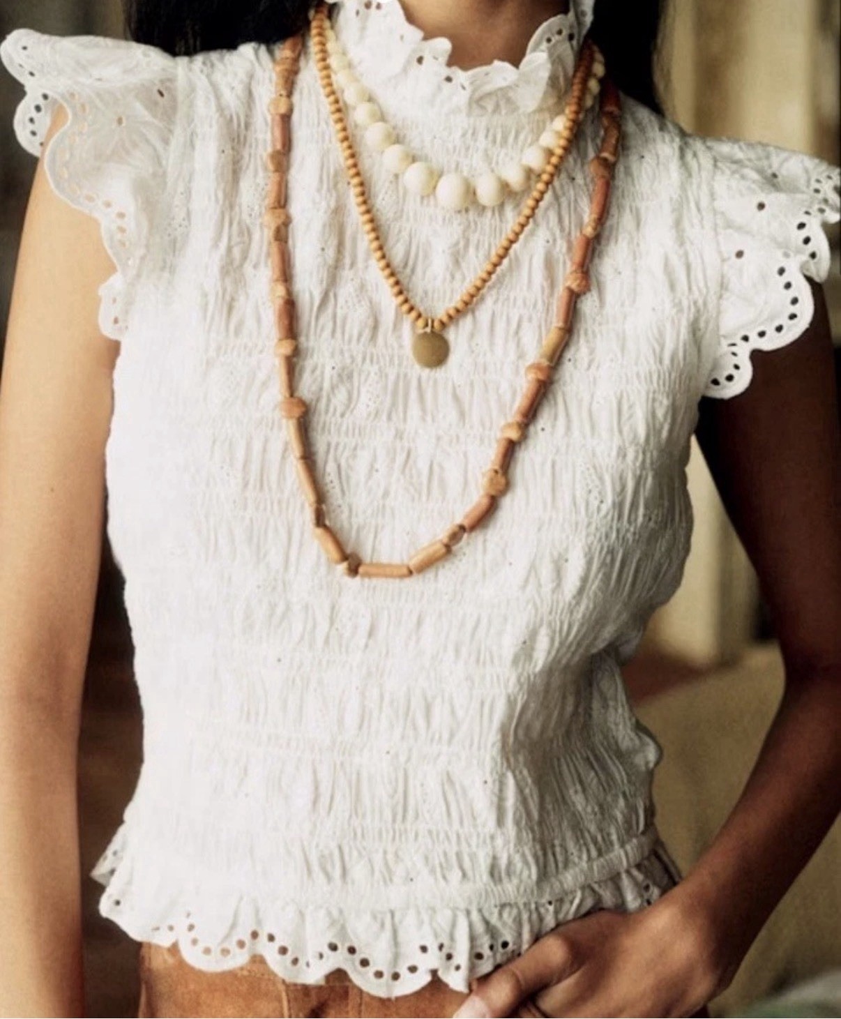 Sézane Liorane Blouse White Size 34