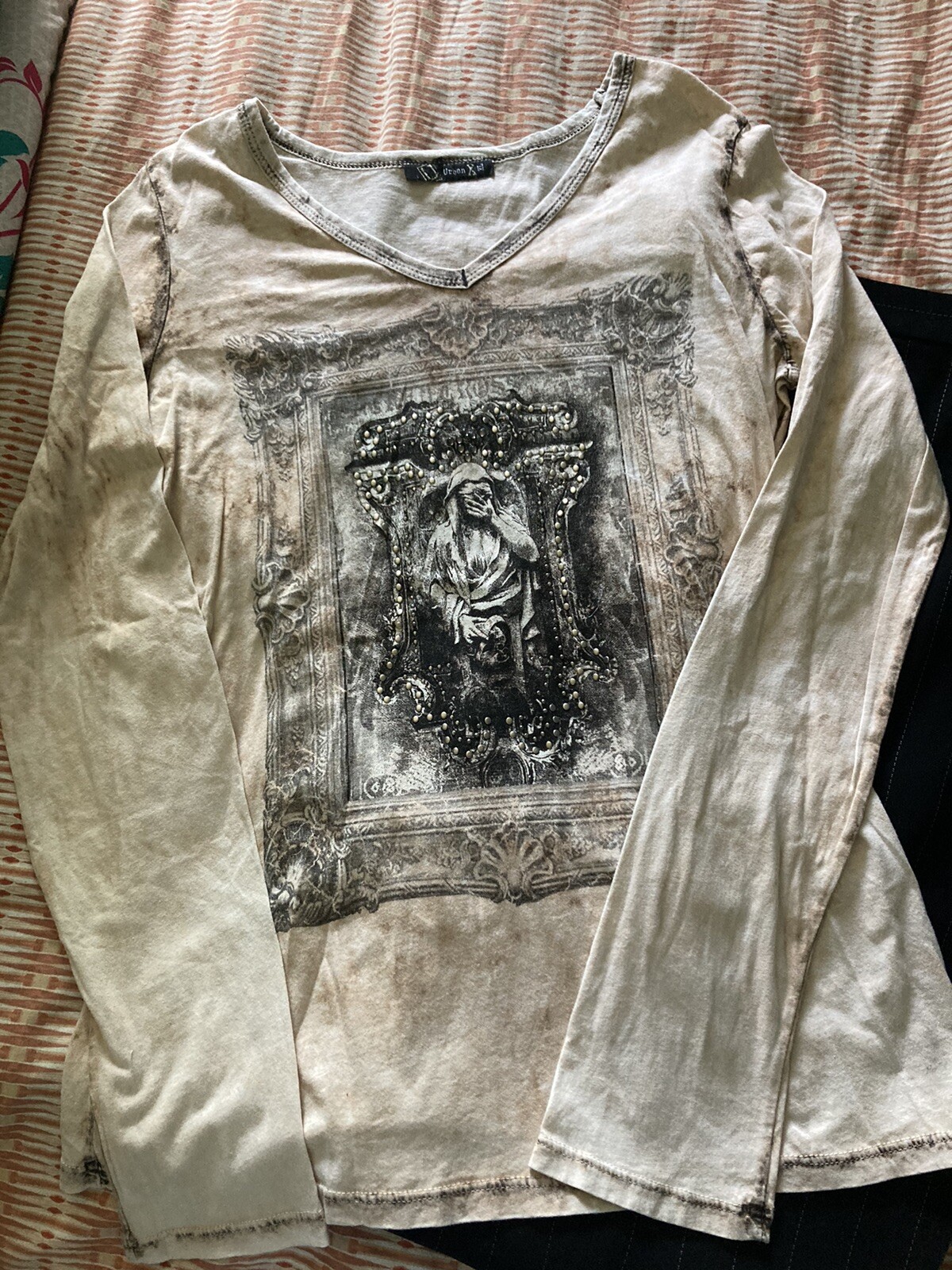 NEW – Noctex – Urban X /Canada Long Sleeve Embellished Tee Sz.XL