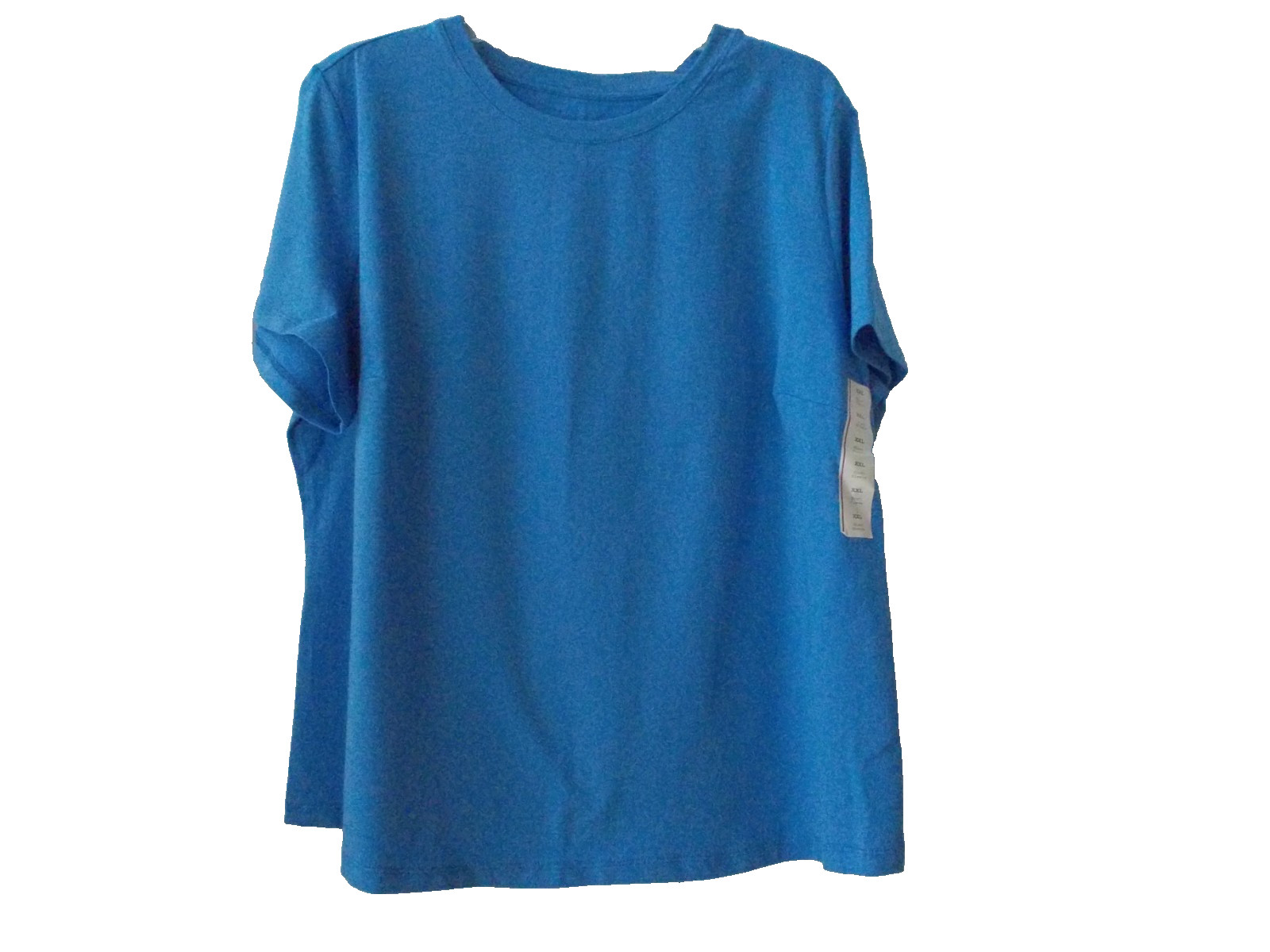 NWT A NEW DAY Blue Crewneck Short Sleeve T-Shirt Top Sz XXL
