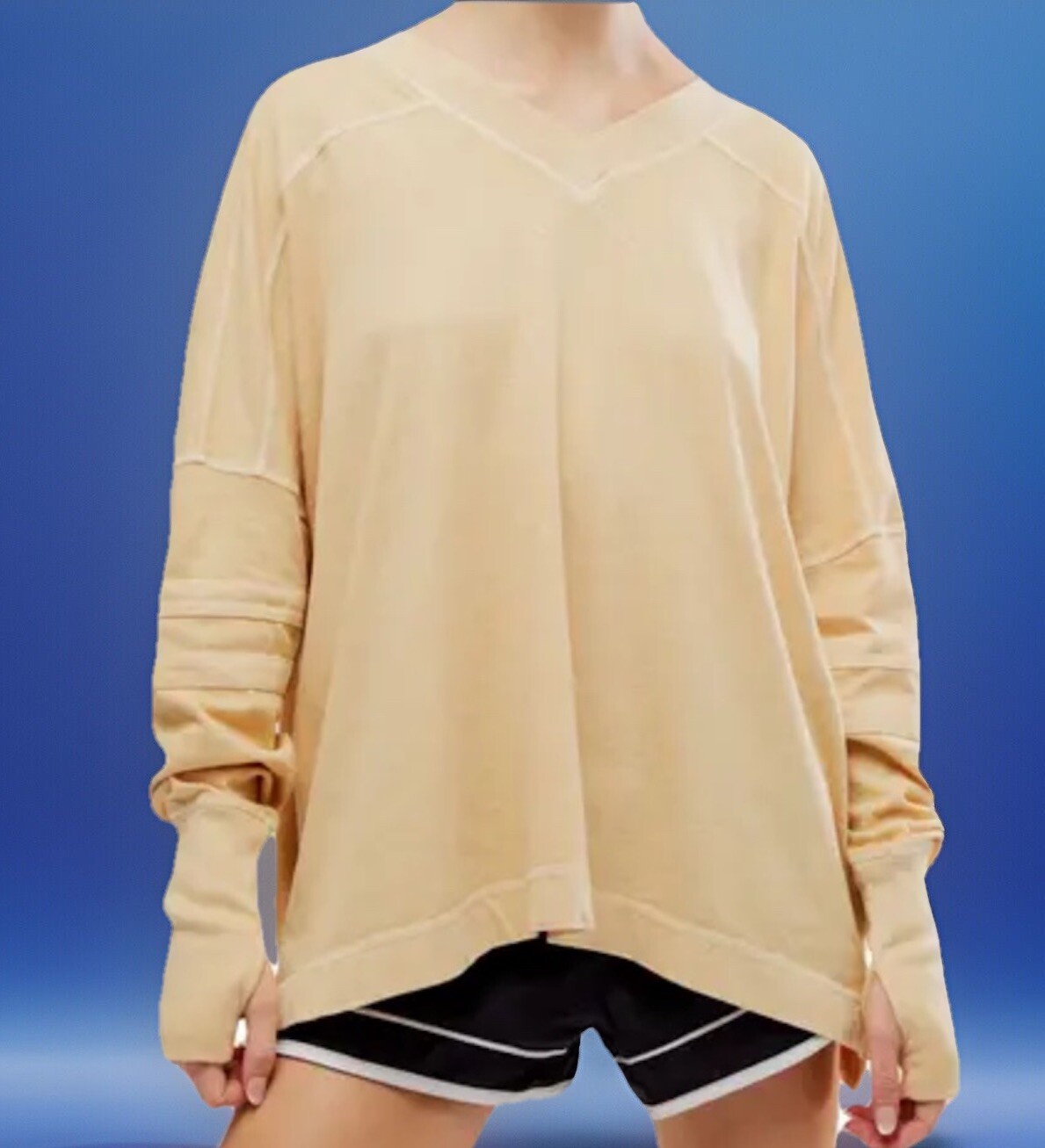 $68 FP Movement by Free People All Star Layer Long Sleeve Tee Women’s Late XS