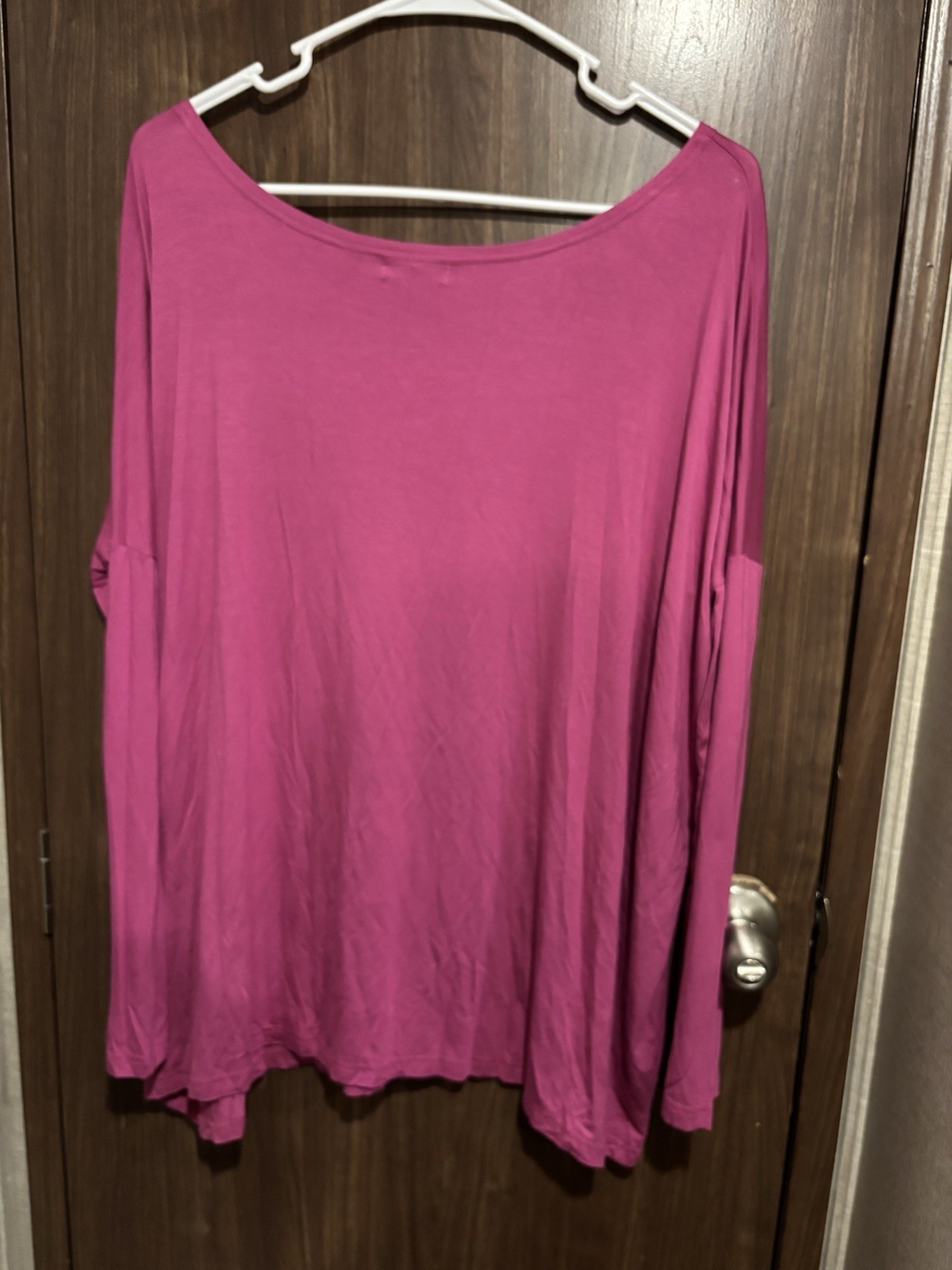 Piko 1988 Tunic Top Women’s Size M Pink Long Tight Sleeve Oversized Soft