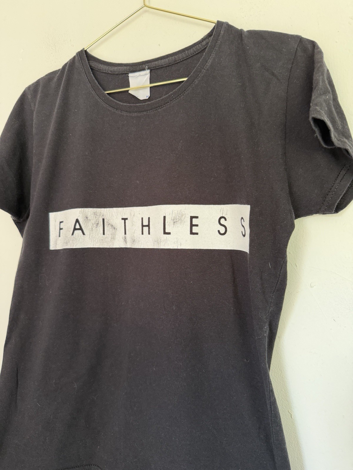 Faithless band shirt vintage 2015 top women’s medium tour fan merch EDM House