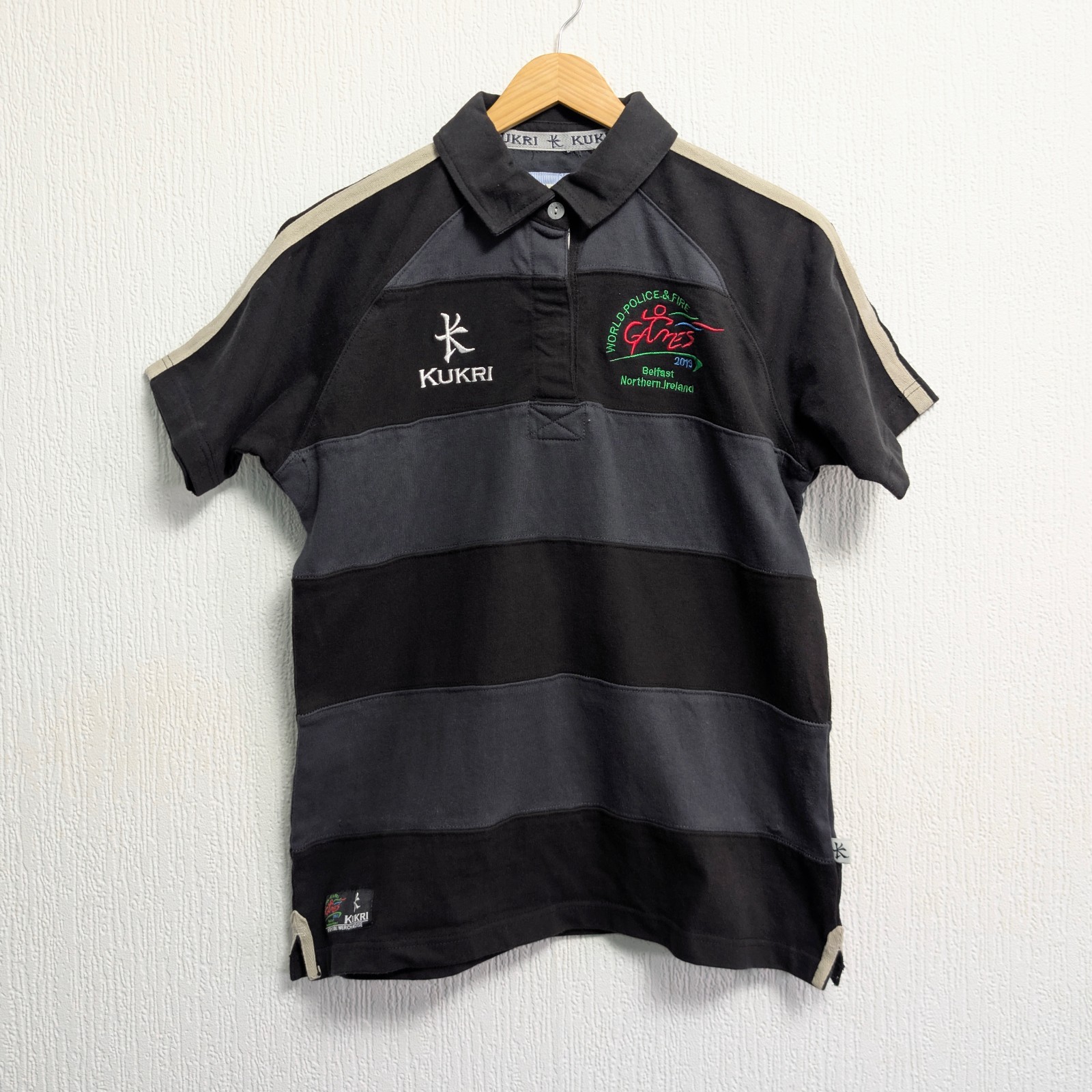 Kukri Rugby Polo Shirt 2013 World Police & Fire Games Belfast Womens Size 14