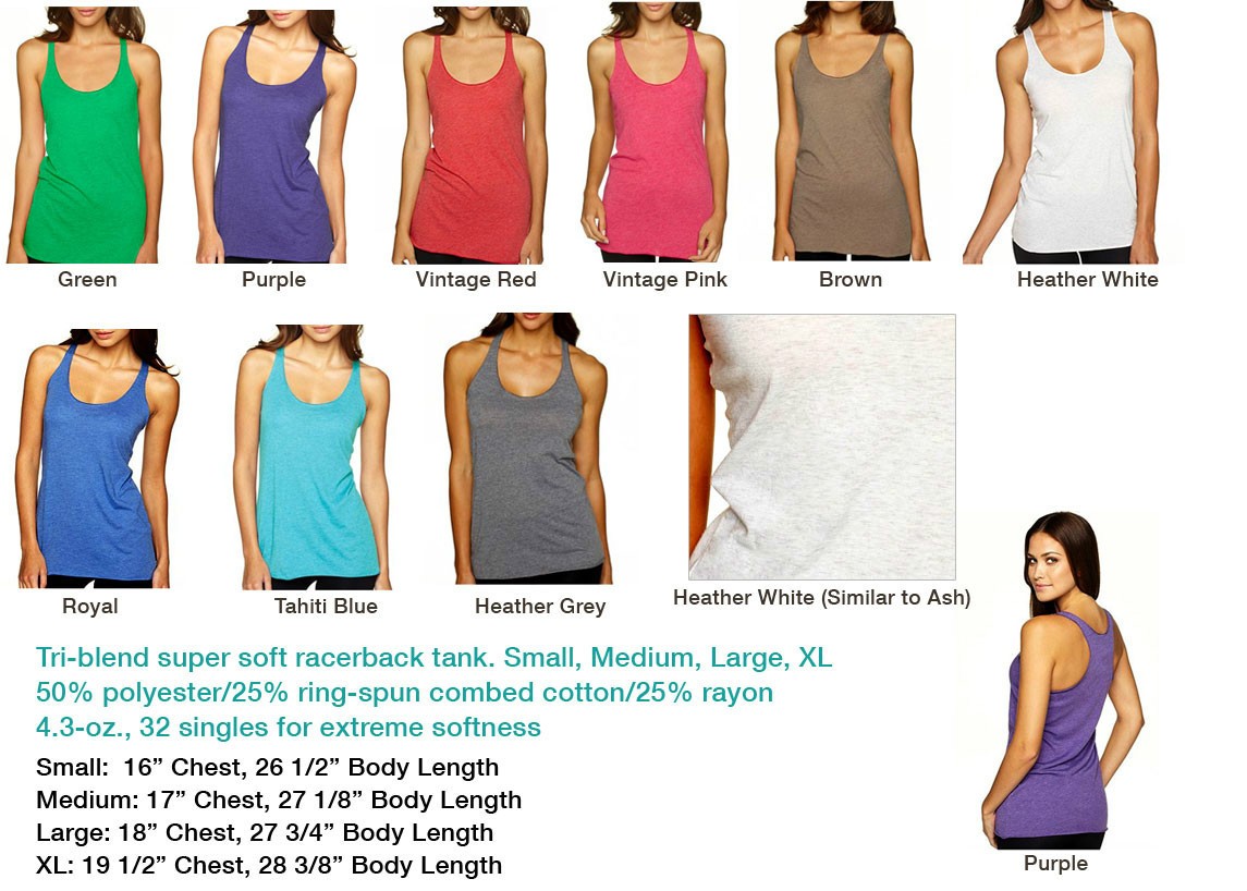 Baby Got Backswing Tennis Tank – Tri-Blend Racerback Tank Top