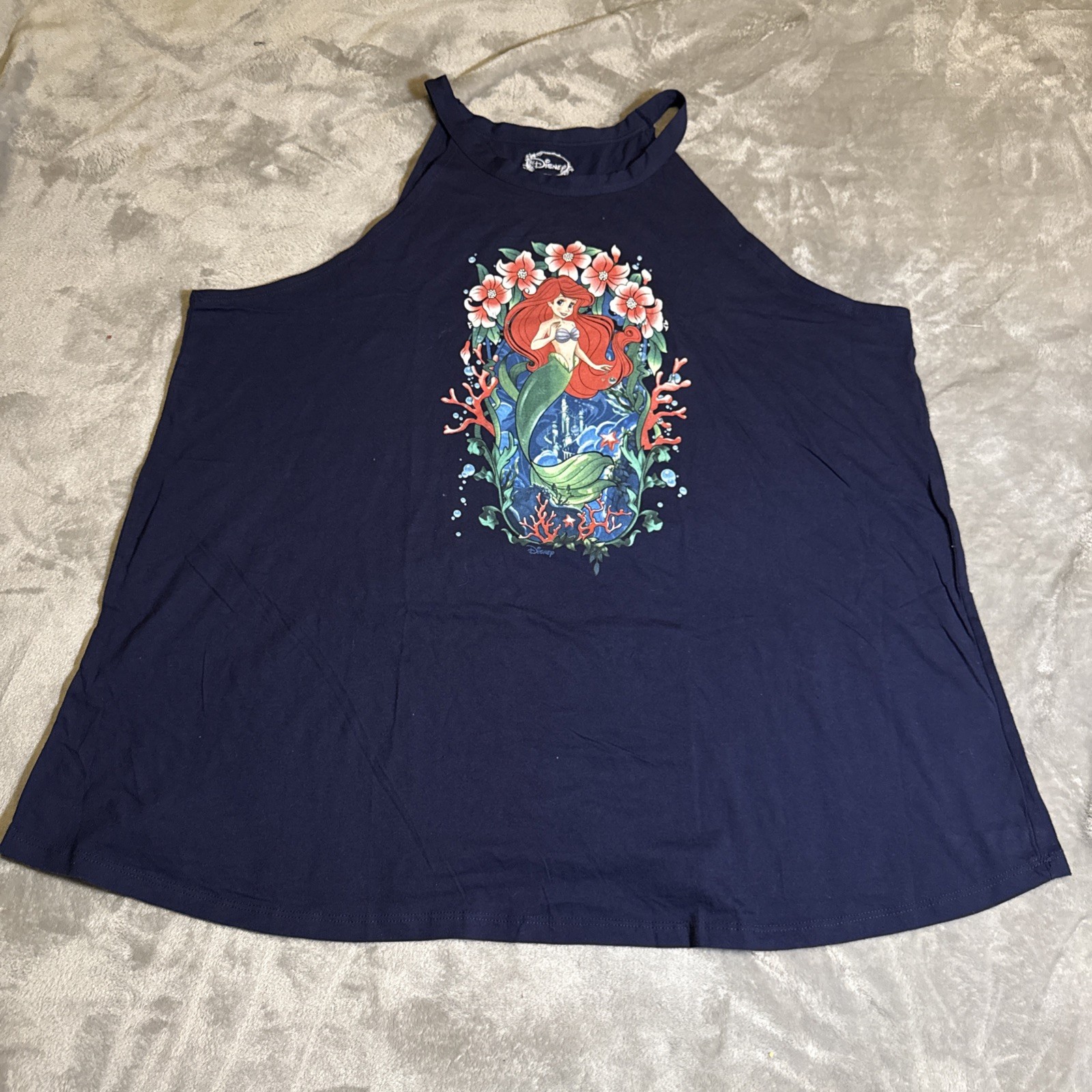 Torrid Disney The Little Mermaid Shirt Womens Size 3 Sleeveless Tank Top