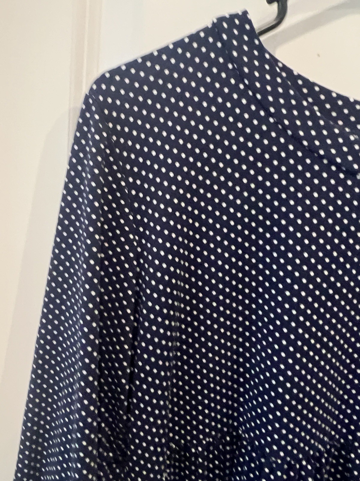 Chris & Carol Polka Dot Top Size Large