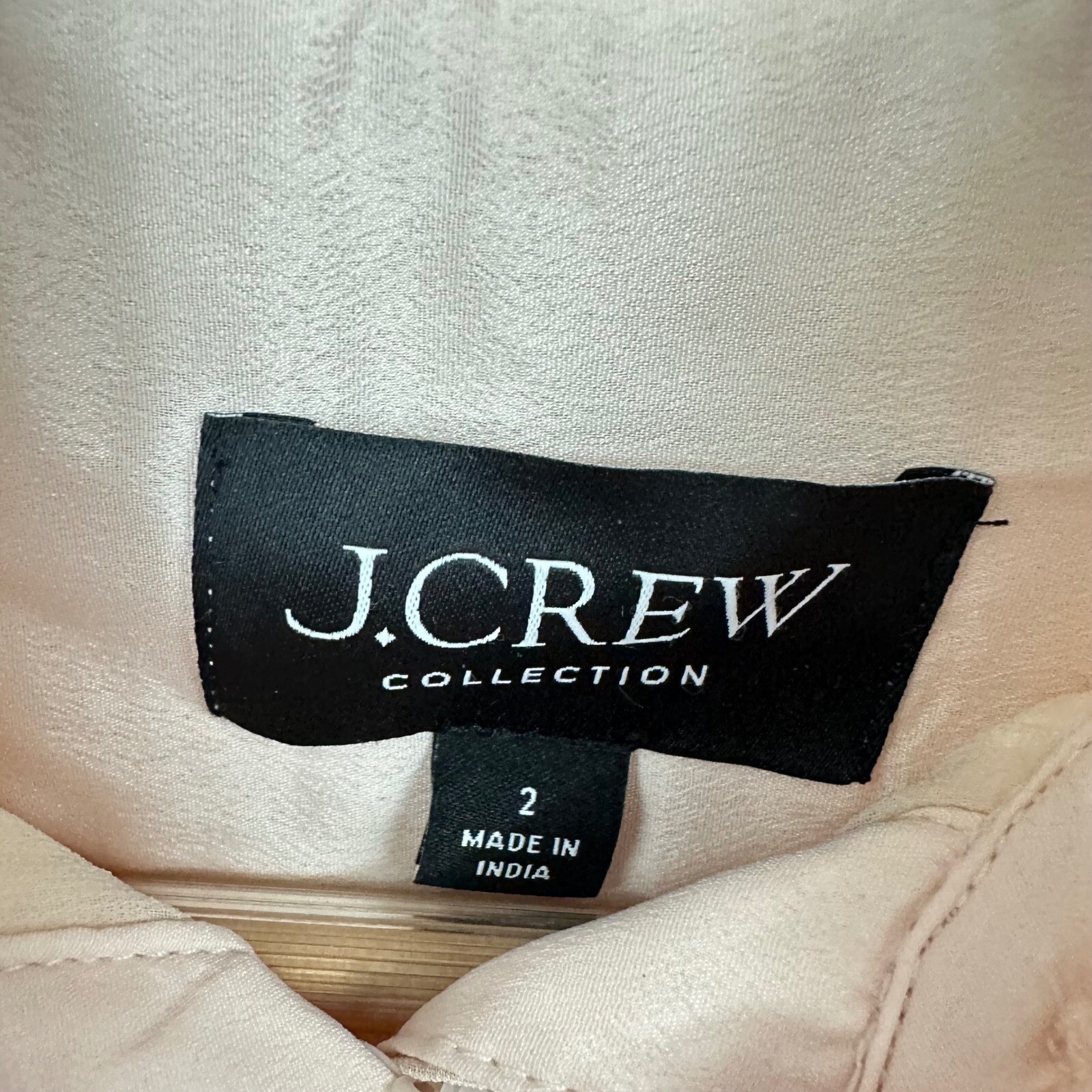 New J.Crew Collection Sequin Classic Top 2 Long Sleeve Button Down Shirt BV869