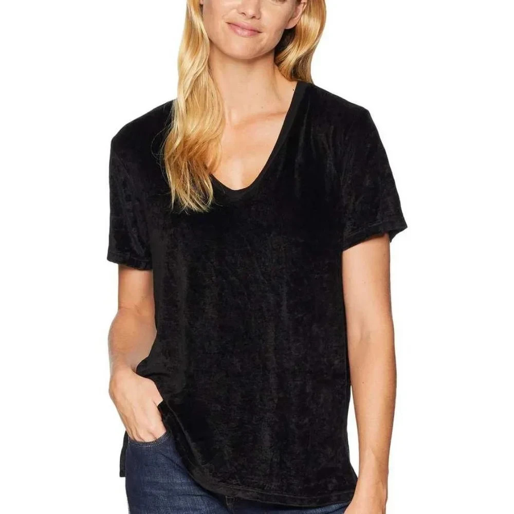 $98 Michael Stars Vali Velvet V-Neck Tee – M
