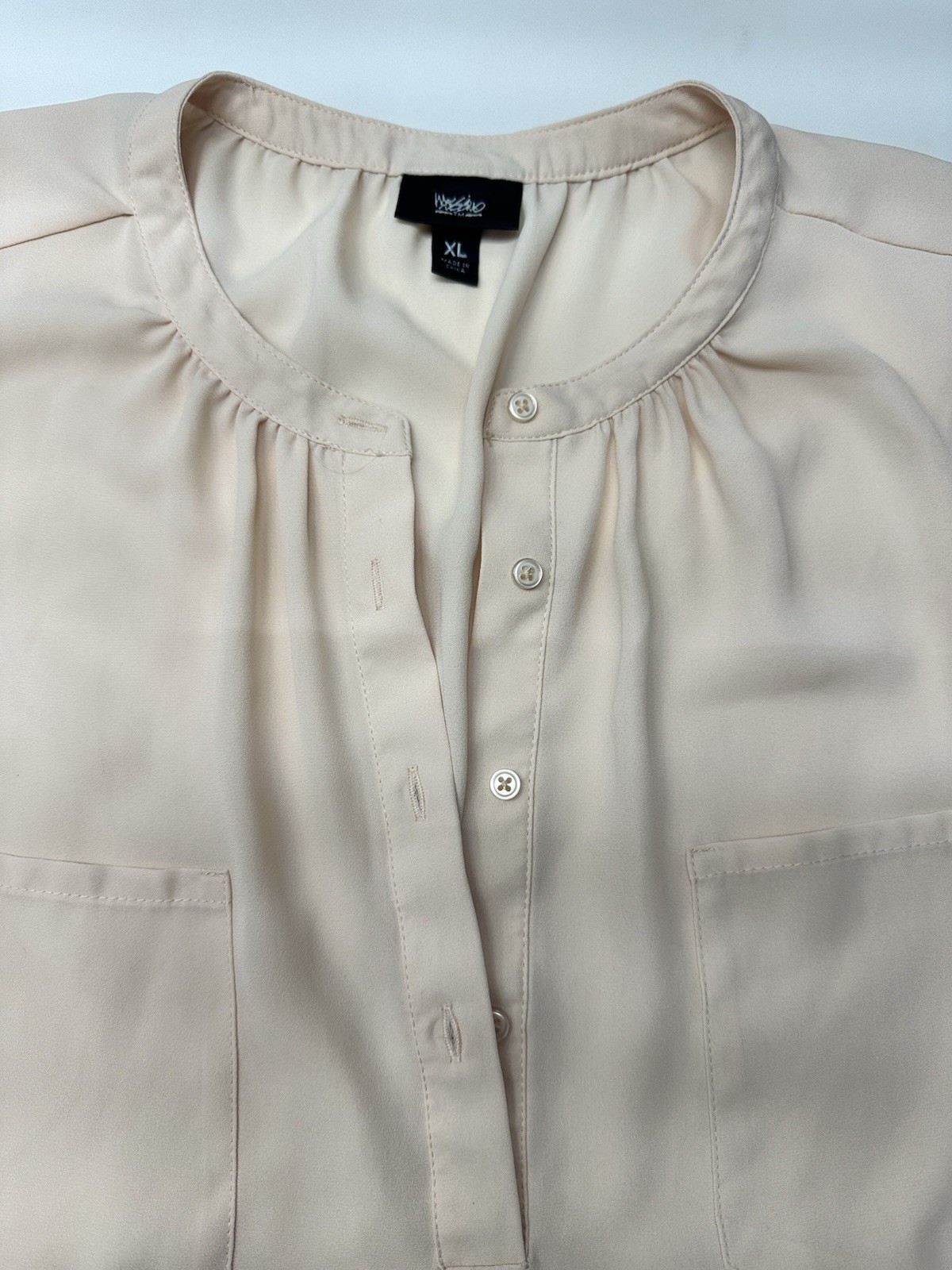 Mossimo – Women’s Peach Dress Blouse – Size XLarge *