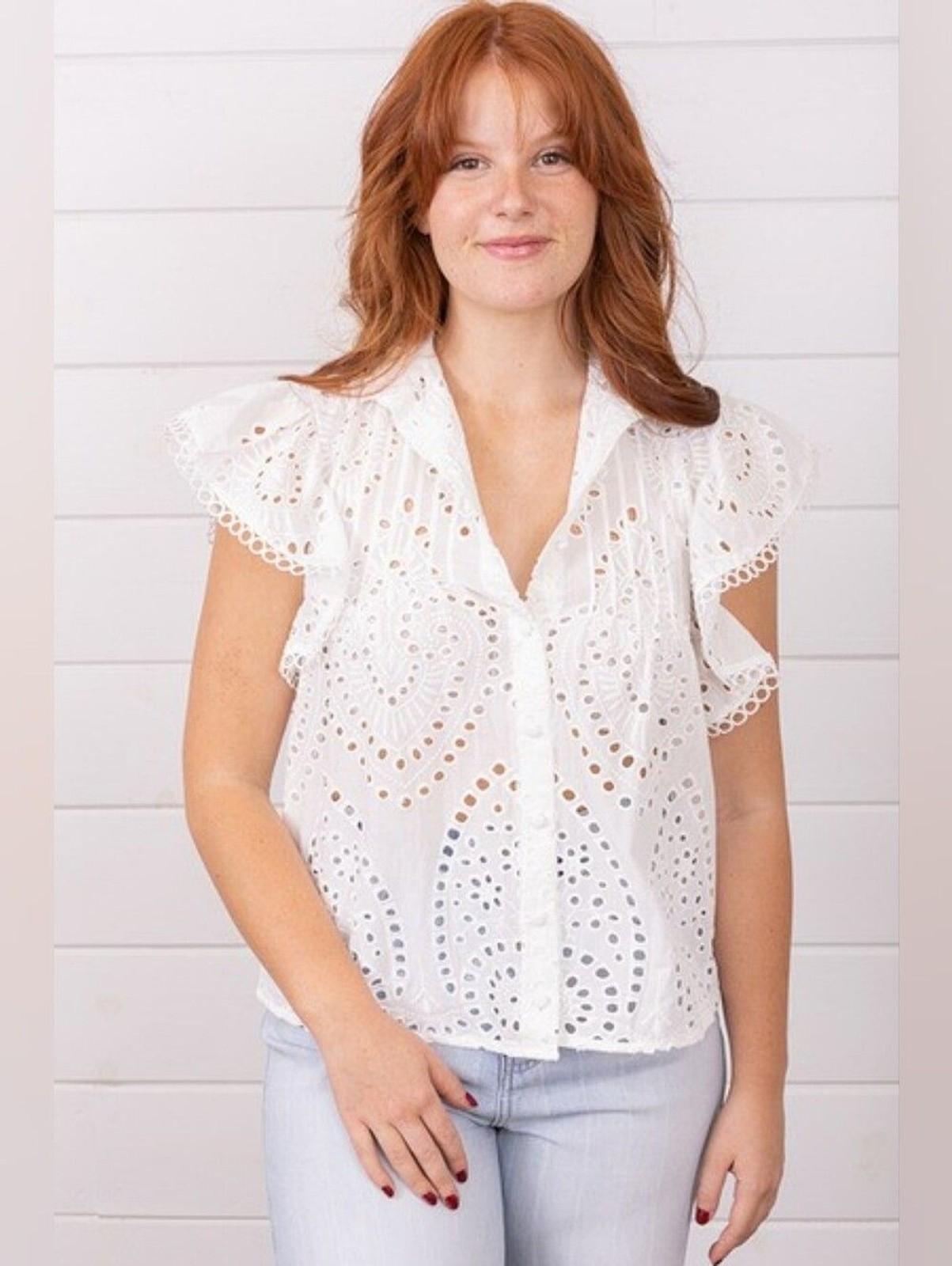 bishop + young Gabrielle Flutter Sleeve