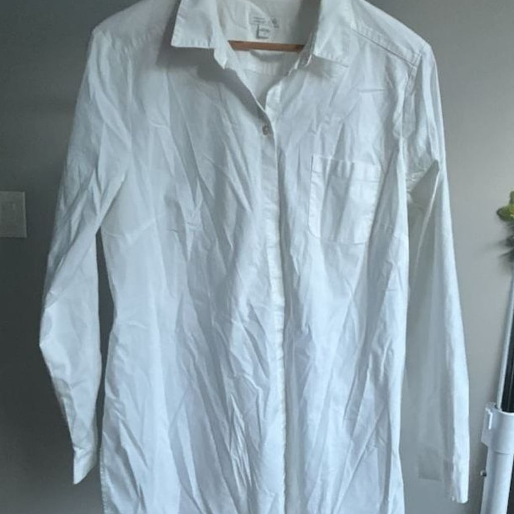 J.Jill White Shirt Collection Long Sleeve Button Down Tunic Shirt