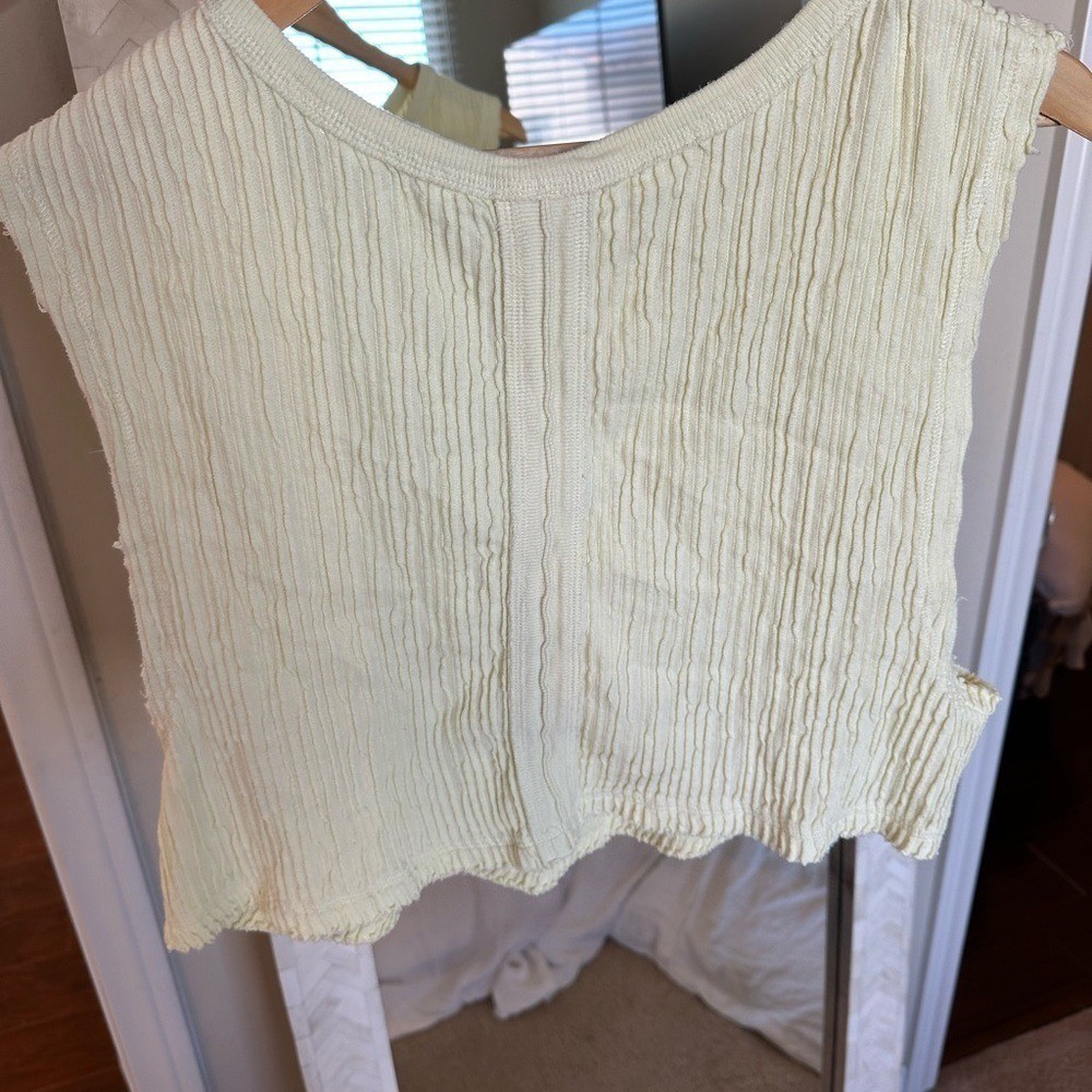 Free People Movement Butter Yellow Women’s Sleeveless Top