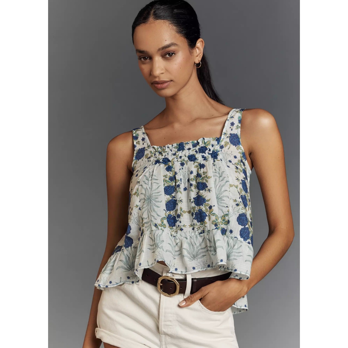 MAEVE Anthropologie Mixed Print Swing Tank Size Women’s XS