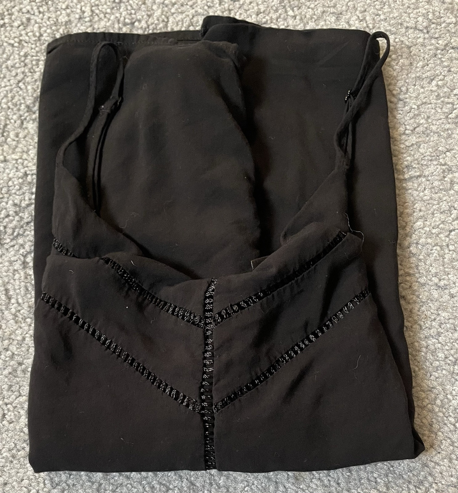 90S Y2K Banana Republic Tank Top Women’s Cami M Black Goth Clubwear Sexy