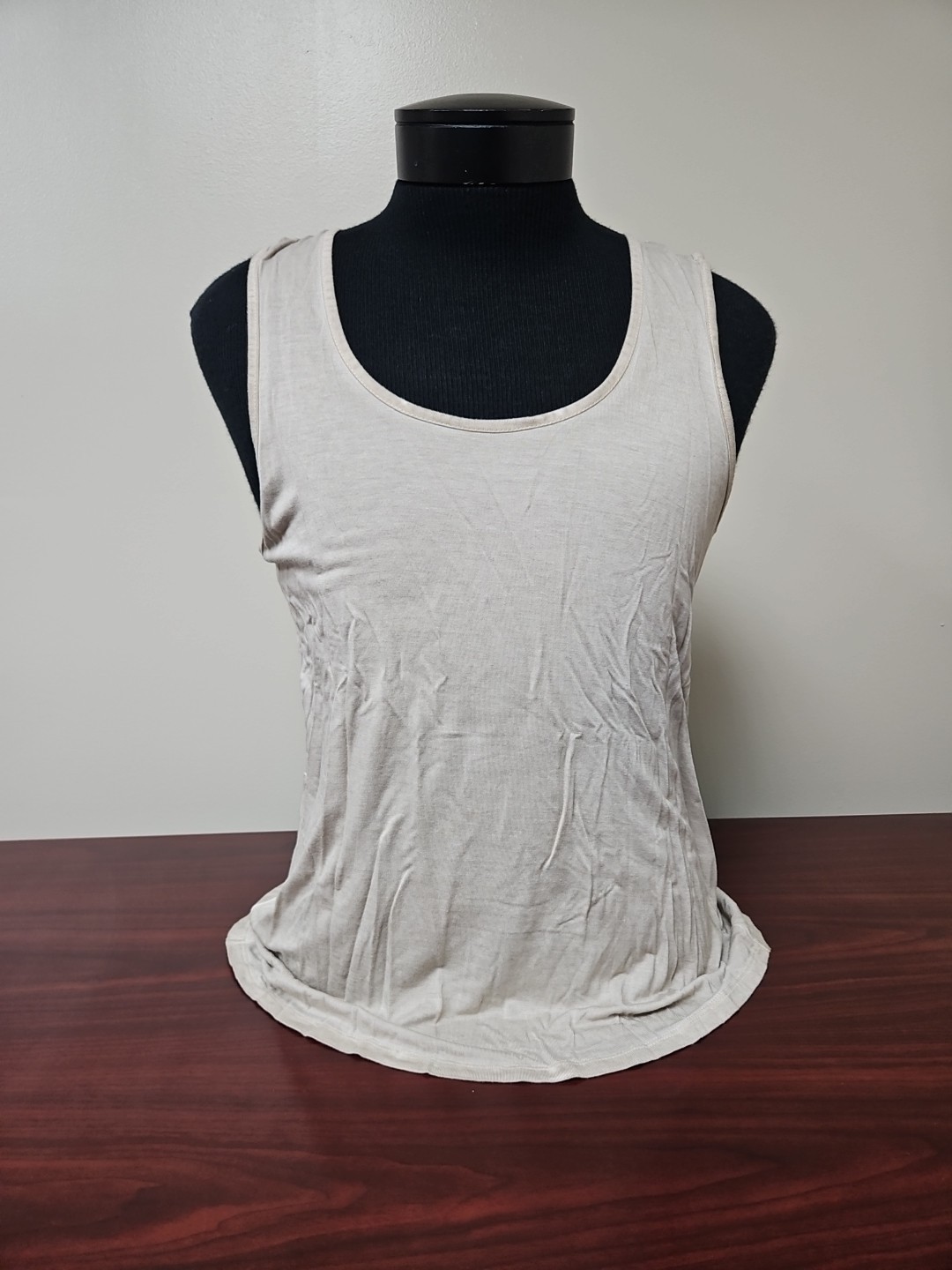 White Crow Smokey Tan Womens Tank Top Size Medium Open Back