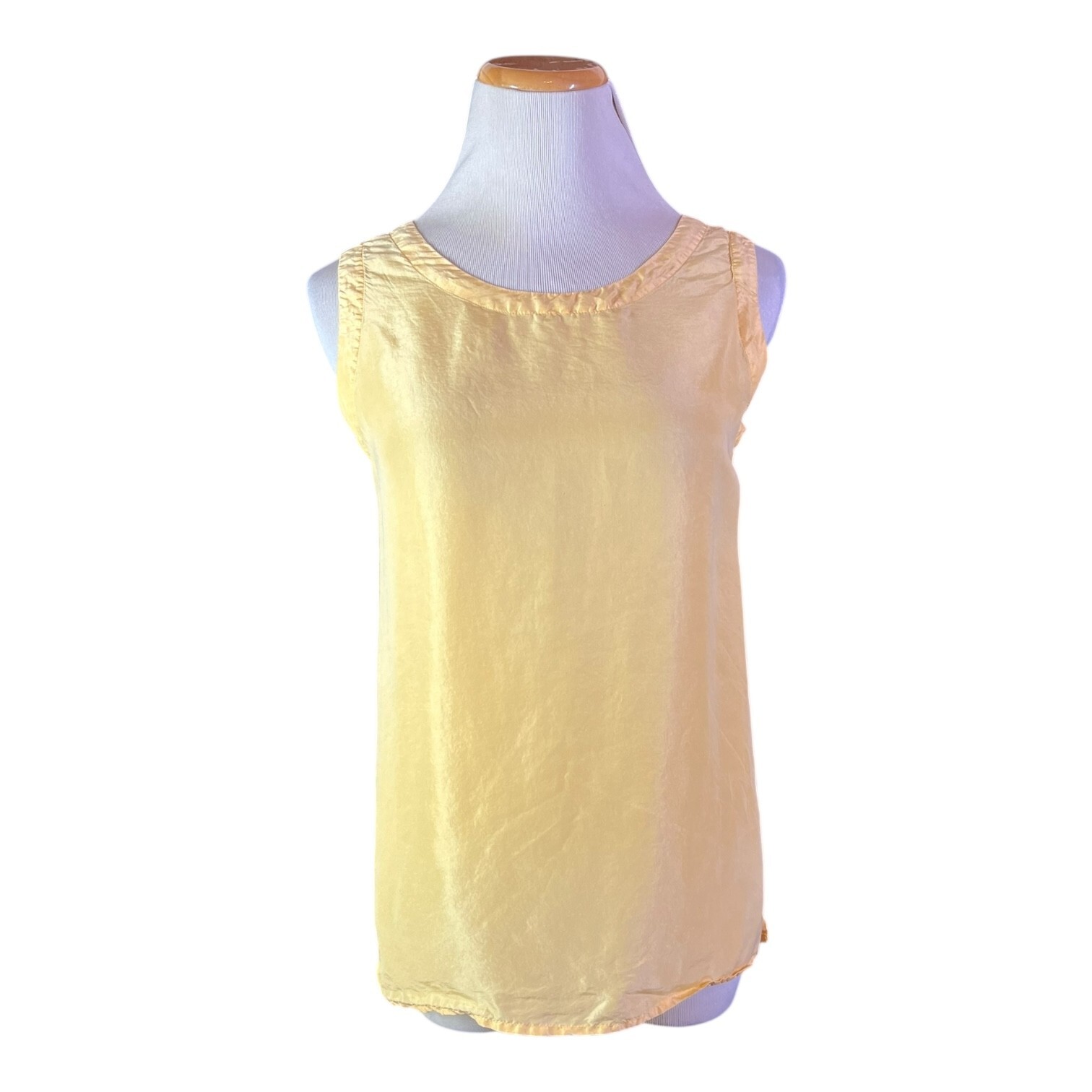 Vintage 1980s Bobbie Brooks Sport Size S 100% Silk Tank Sleeveless Top *Wear