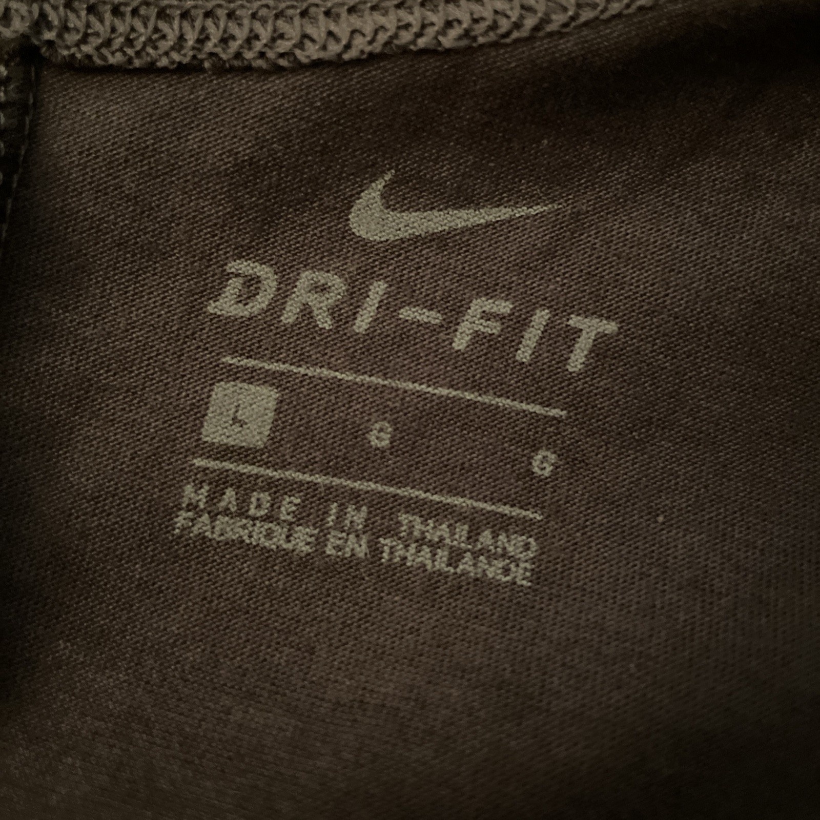 Nike Dri-Fit Sleeveless Shirt Women’s L Gray New W/ Tags Mesh Open Back Train