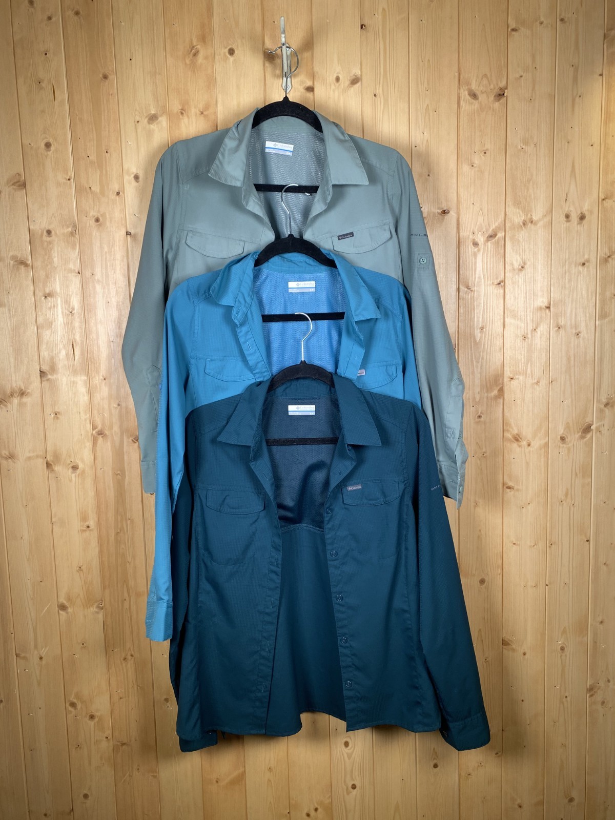 LOT of 3 Columbia Omni-Shade Shirt Women’s S Long Sleeve Vented $12.50 each