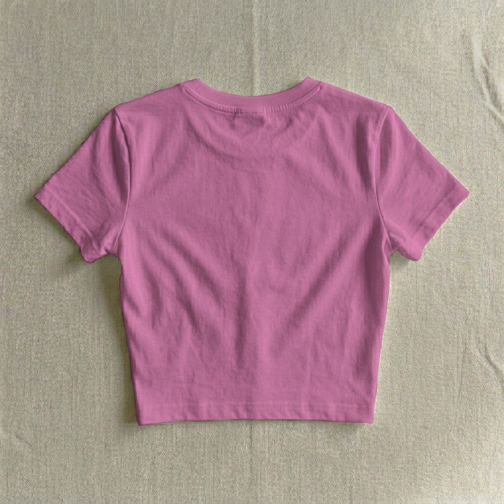 Live, Laugh, Lobotomy Heart Crop Top XS S M L XL 2XL Pink Black White Baby Tee