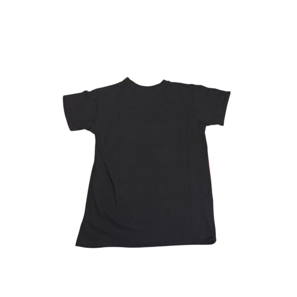 Brisco Brands Black Red Gold Mona Lisa Graphic T-Shirt Womens Small Streetwear