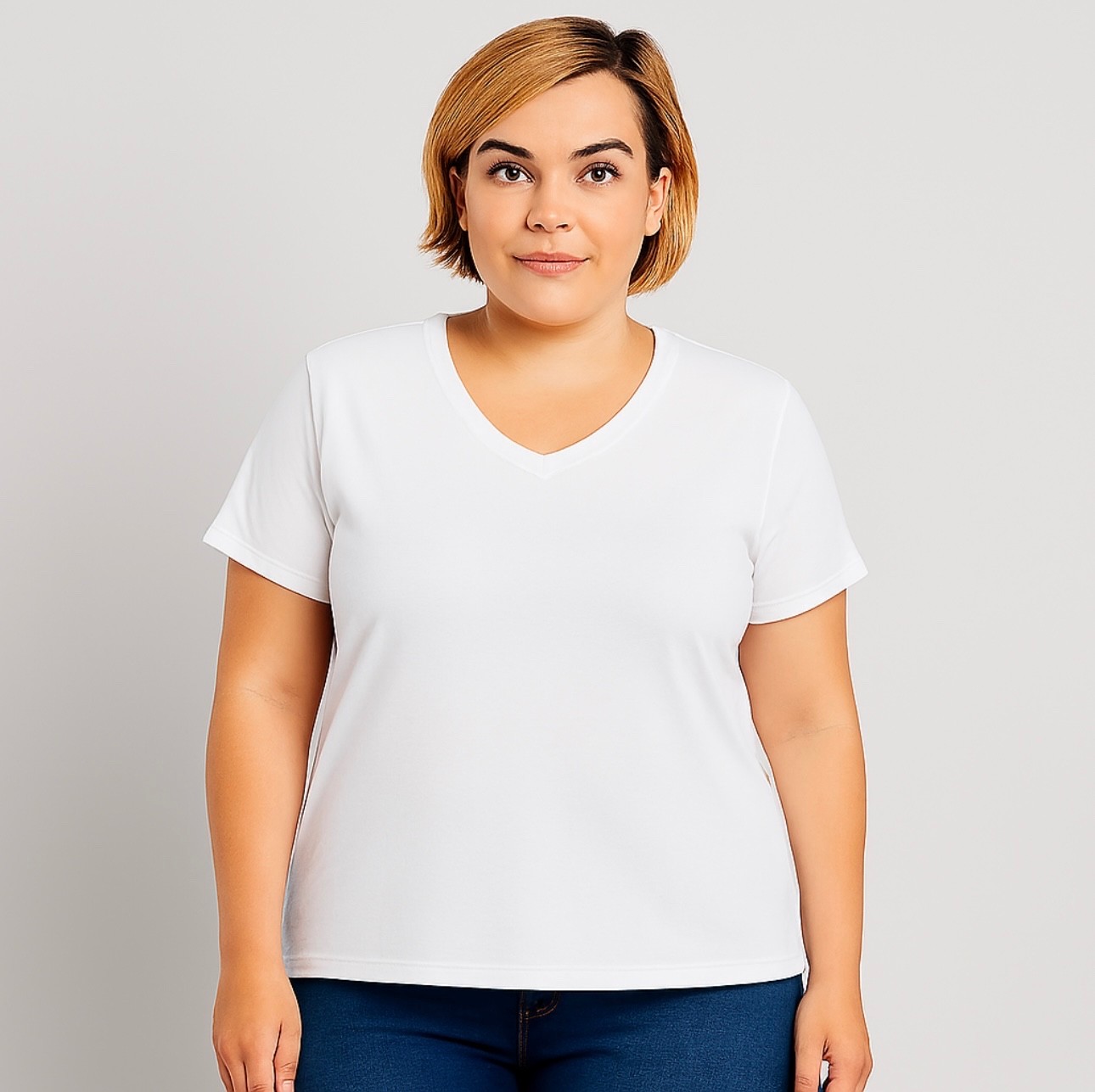 6 PACK Hanes Cotton t shirt V neck, Pick Size & Color