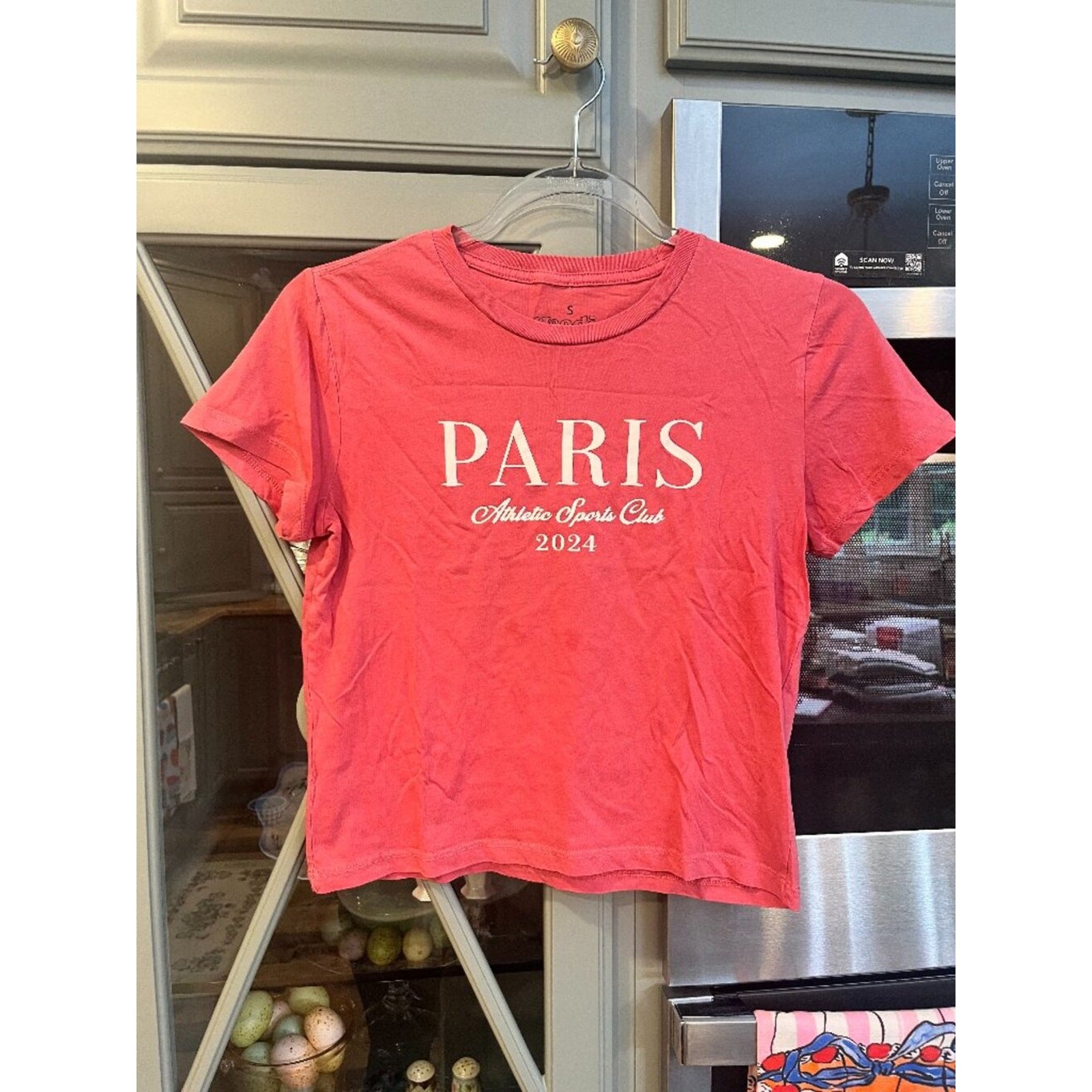 Goodie Two Sleeves Cotton Tee Small “Paris Athletic Sports Club 2024” Streetwear