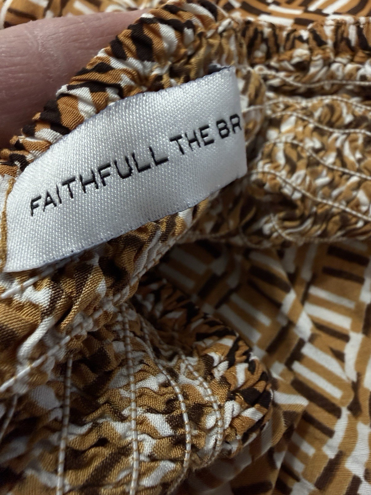 faithfull the brand BETTINA SCARF TOP DEL CAMARON TAN 4 Festival Hippie Fairycor