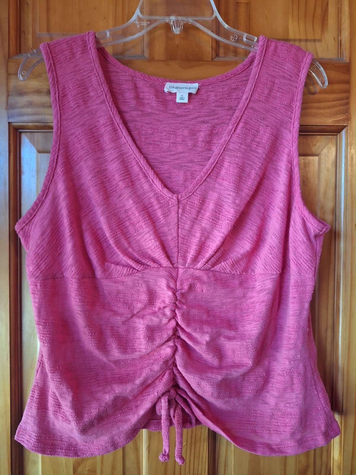 Pink V Neck Top XL By the general good