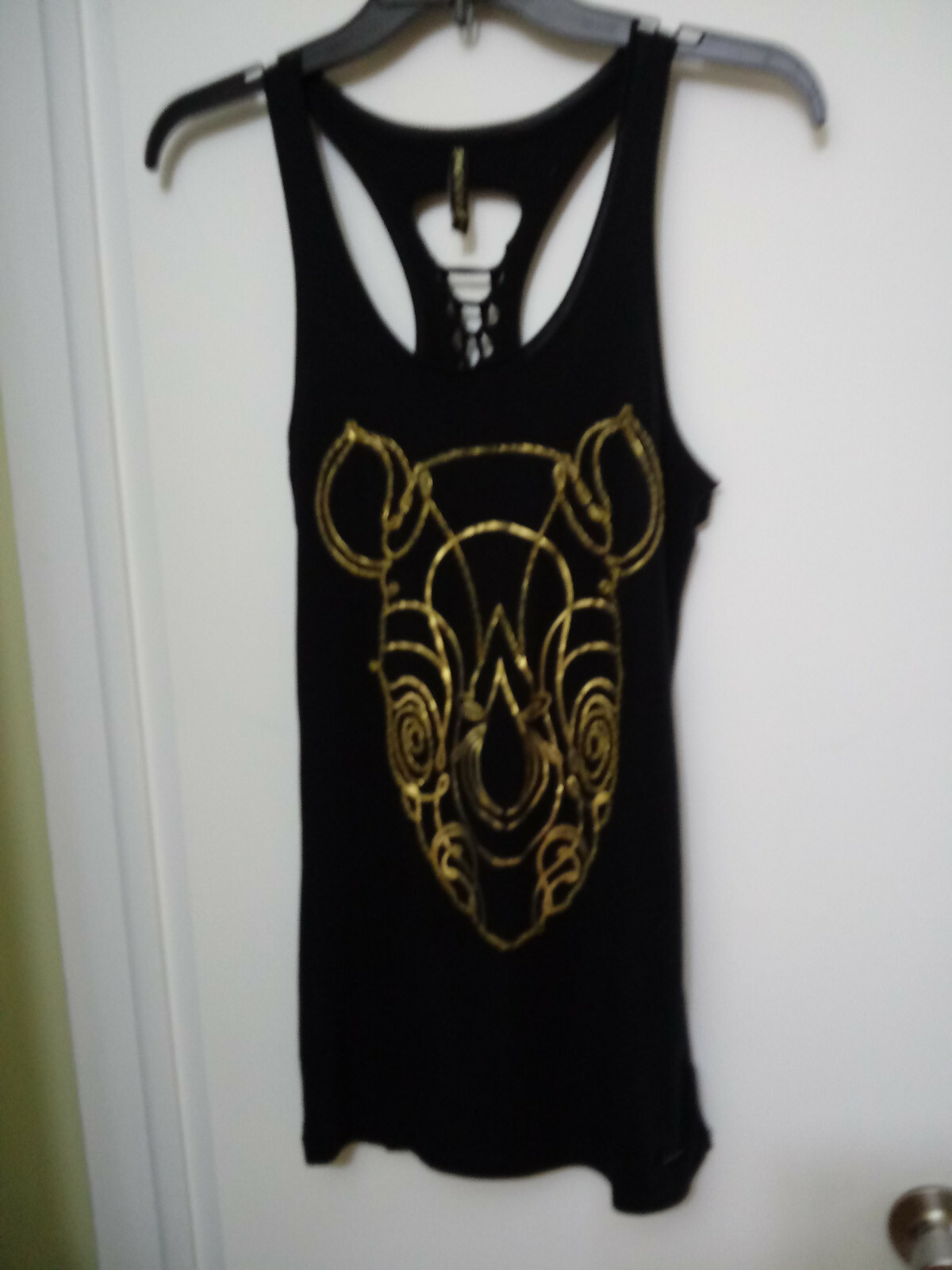 Eckored US Women’s Size S Black Top Sleeveless Racerback Camisole