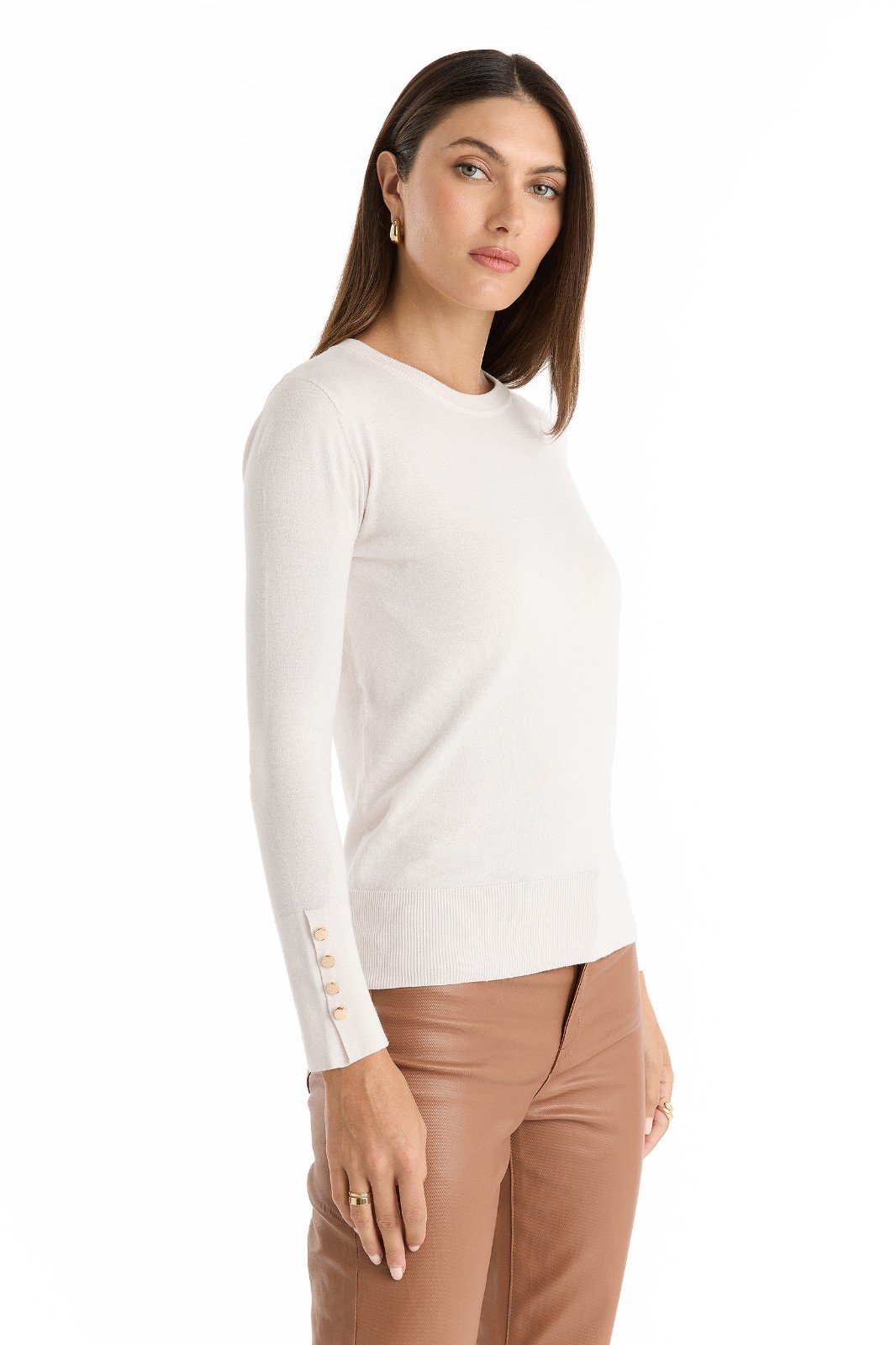 Marcela Knit Top Pearl THE NOLI SHOP